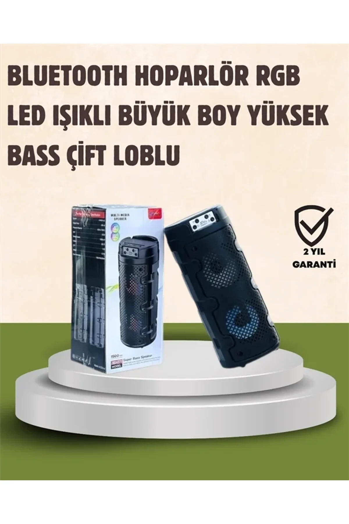 Kompakt Tasarım, Yüksek Ses Performansı – Çoklu Giriş Seçenekli Kablosuz Hoparlör (bluetooth, Usb, S - Just Cheap Store Görsel 2