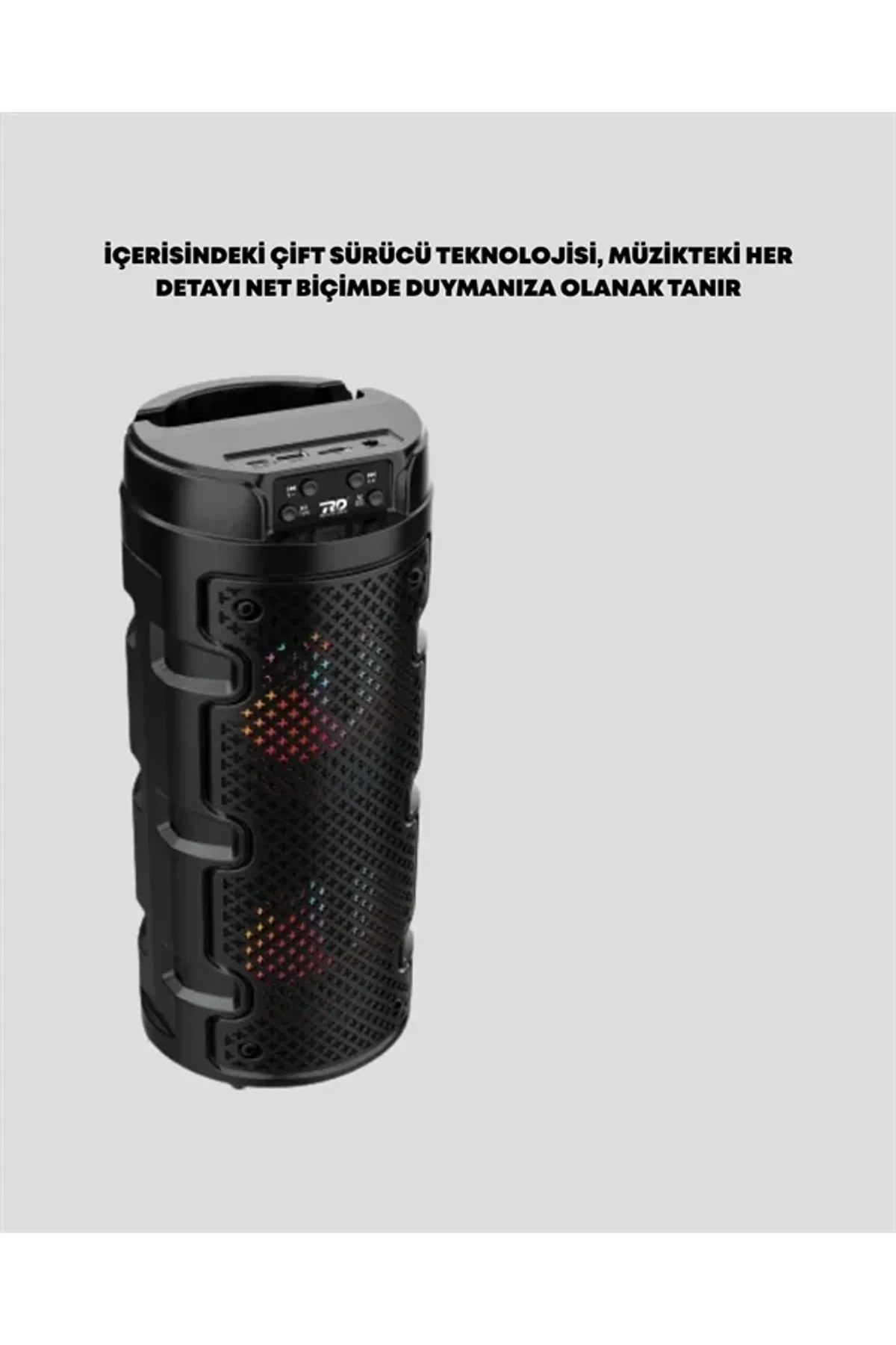 Kompakt Tasarım, Yüksek Ses Performansı – Çoklu Giriş Seçenekli Kablosuz Hoparlör (bluetooth, Usb, S - Just Cheap Store Görsel 3