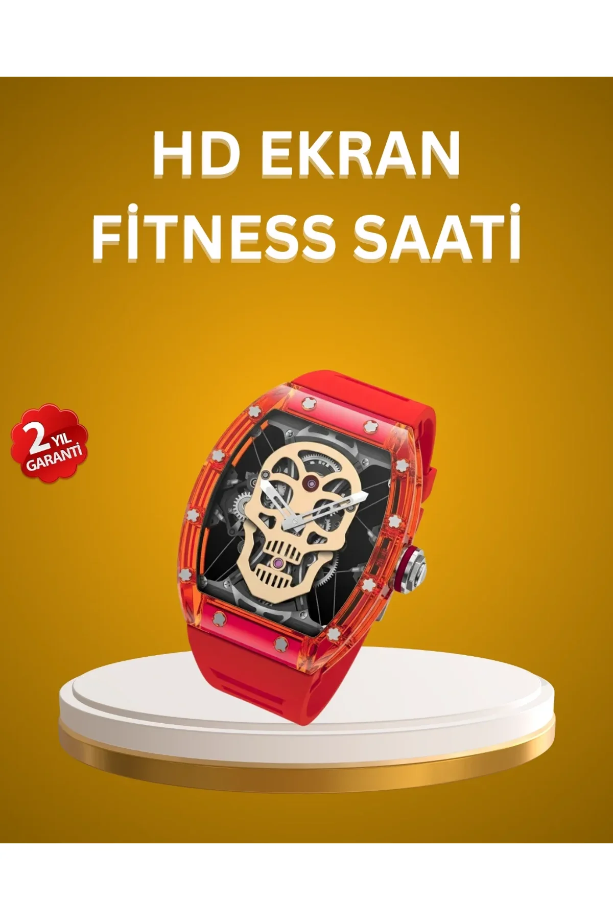 Geniş Ekranlı Akıllı Saat Şık Ve Modern Tasarım - Just Cheap Store Görsel 2