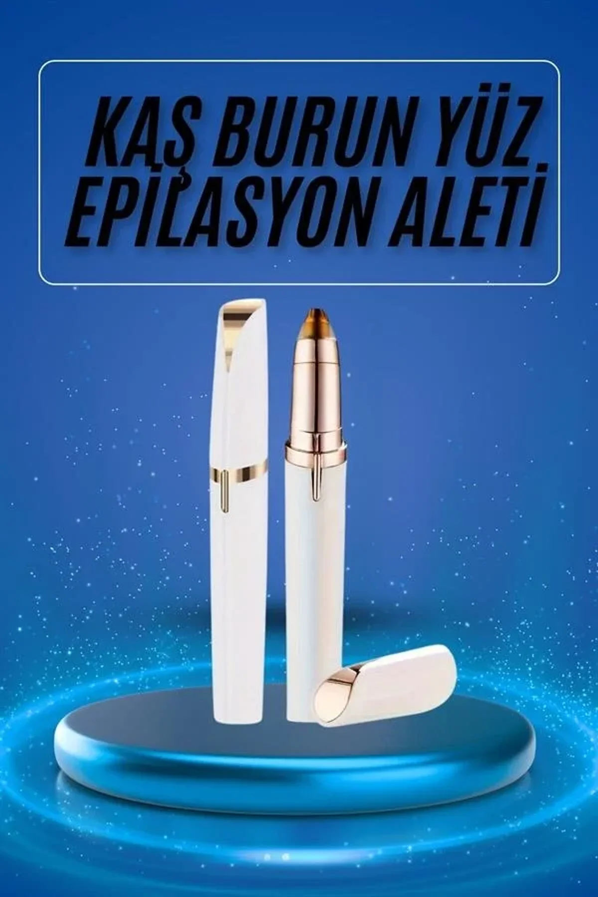 Kaş Bıyık Epilasyon Aleti İnce Uçlu Yüz Için Tüy Alıcı Pilli - Just Cheap Store Görsel 3