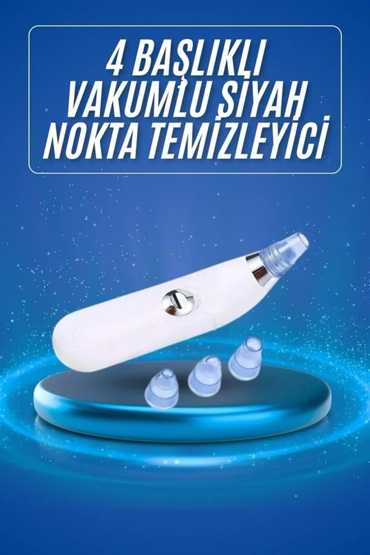 Siyah Nokta Temizleme Cihazı 4 Başlıklı Vakumlu Pilli Ölü Deri Arındırma - Just Cheap Store Görsel 2
