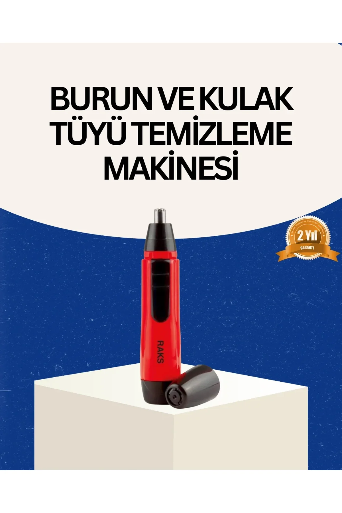 Raks Kırmızı Tüy Temizleme Cihazı Kulak Burun Pilli Ergonomik - Just Cheap Store Görsel 2