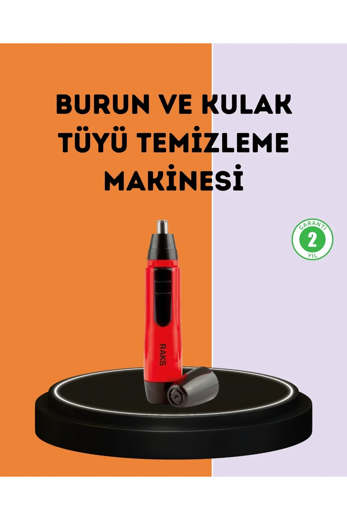 Kulak Burun Tüy Temizleme Makinesi Raks Leo Pilli Kuru Kullanım - Just Cheap Store Görsel 2