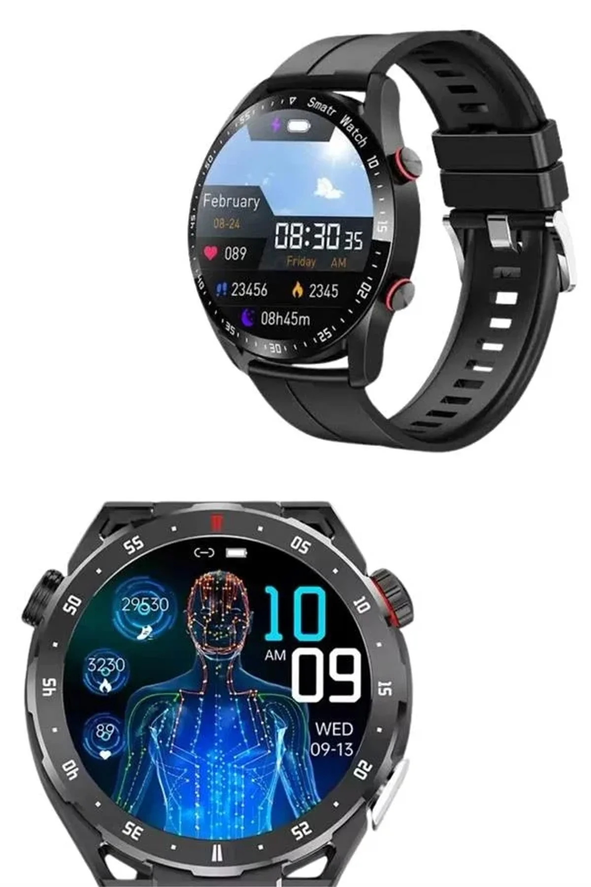 Akıllı Saat Yeni Model Sesli Asistan Bildirim Görme Bluetooth Bağlantılı Müzik Dinleme - Just Cheap Store Görsel 4