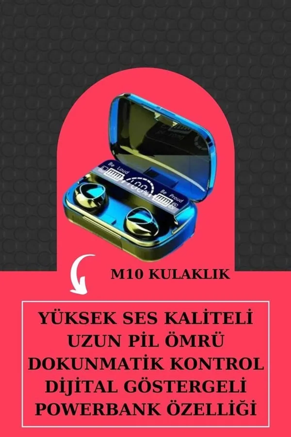 İkili Set Akıllı Saat Ve Bluetooth Kulaklık Kablosuz Uzun Pil Ömrü Spor Modları - Just Cheap Store Görsel 4