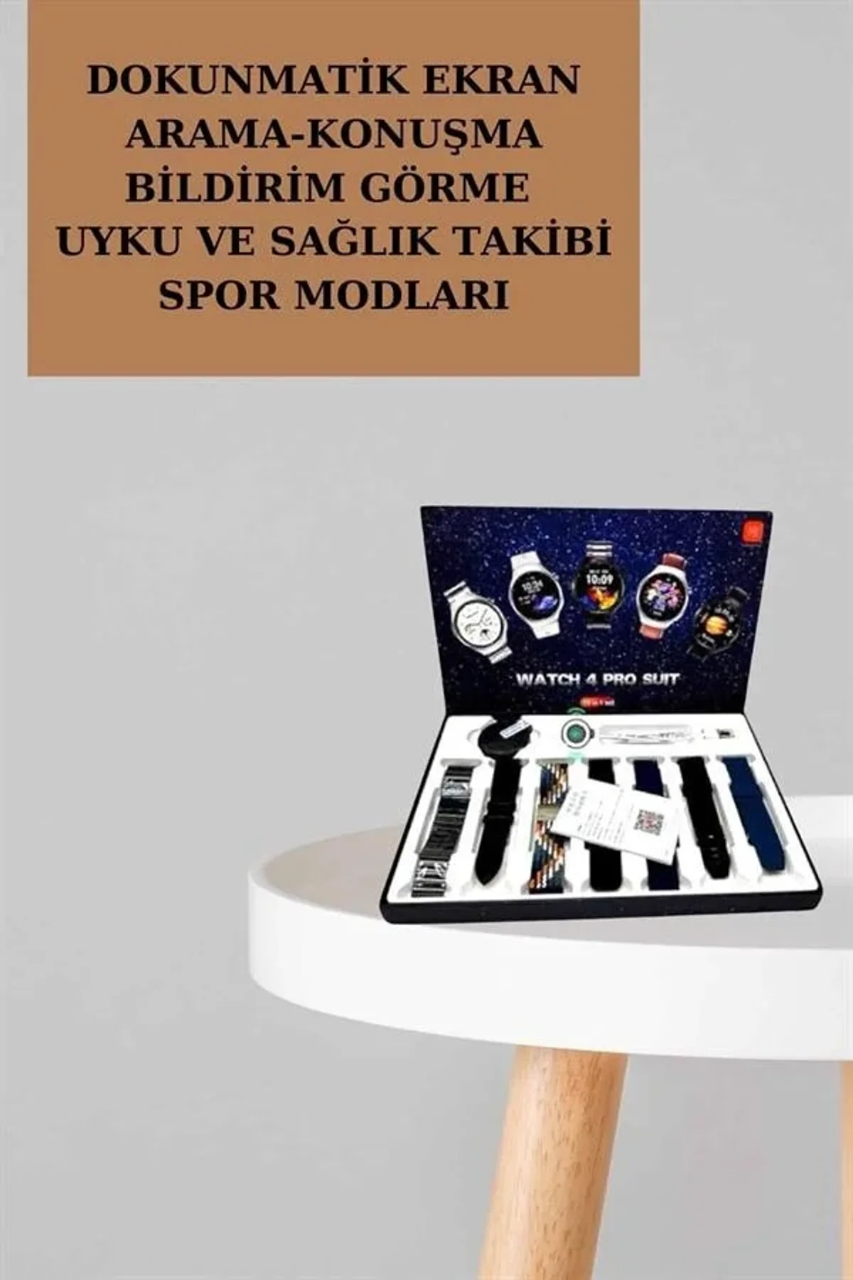 Powerbank Aynalı Bluetooth Kulaklık Ve Akıllı Saat Seti Anc Özelliği Dokunamatik - Just Cheap Store Görsel 5