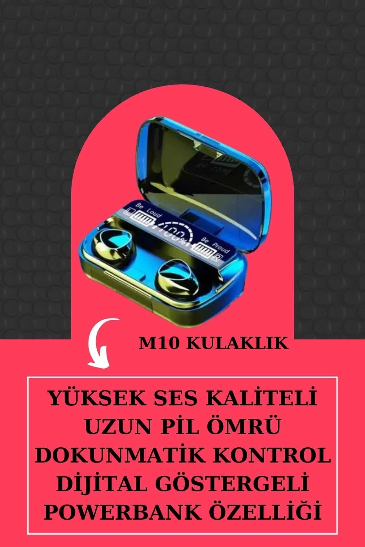 İkili Set Akıllı Saat Ve Bluetooth Kulaklık Kablosuz Uzun Pil Ömrü Spor Modları - Just Cheap Store Görsel 4