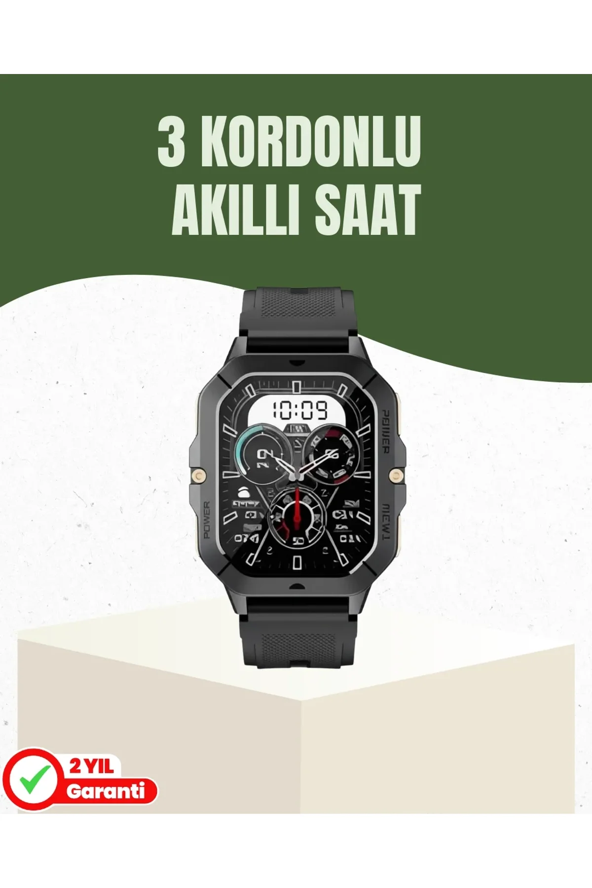 Şık Ve Hafif Akıllı Saat Spor Ve Günlük Kullanım - Just Cheap Store Görsel 2