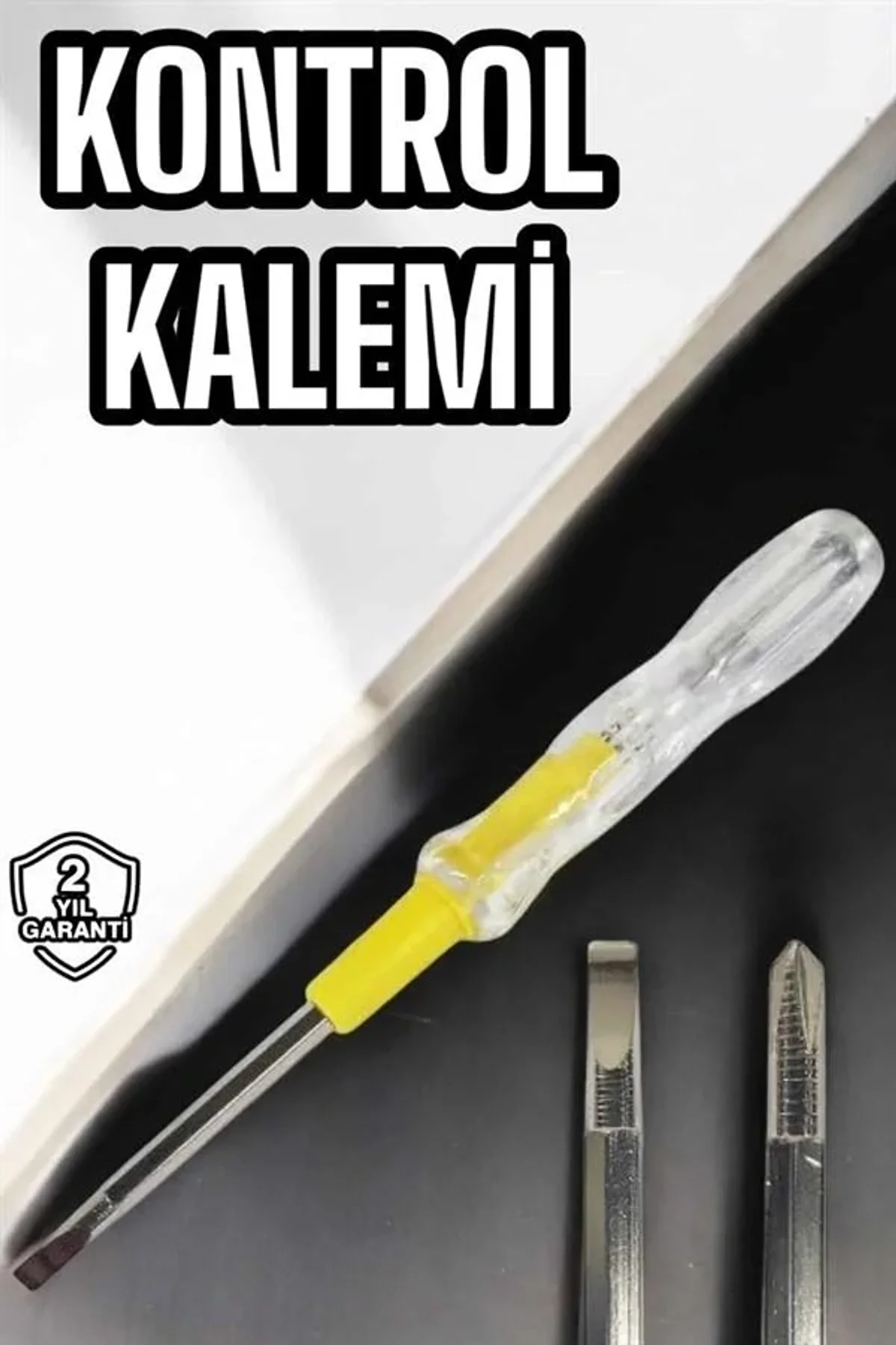 Test Cihazı Kontrol Kalemi Çift Başlıklı Şeffaf Elektrik Testi - Just Cheap Store Görsel 2