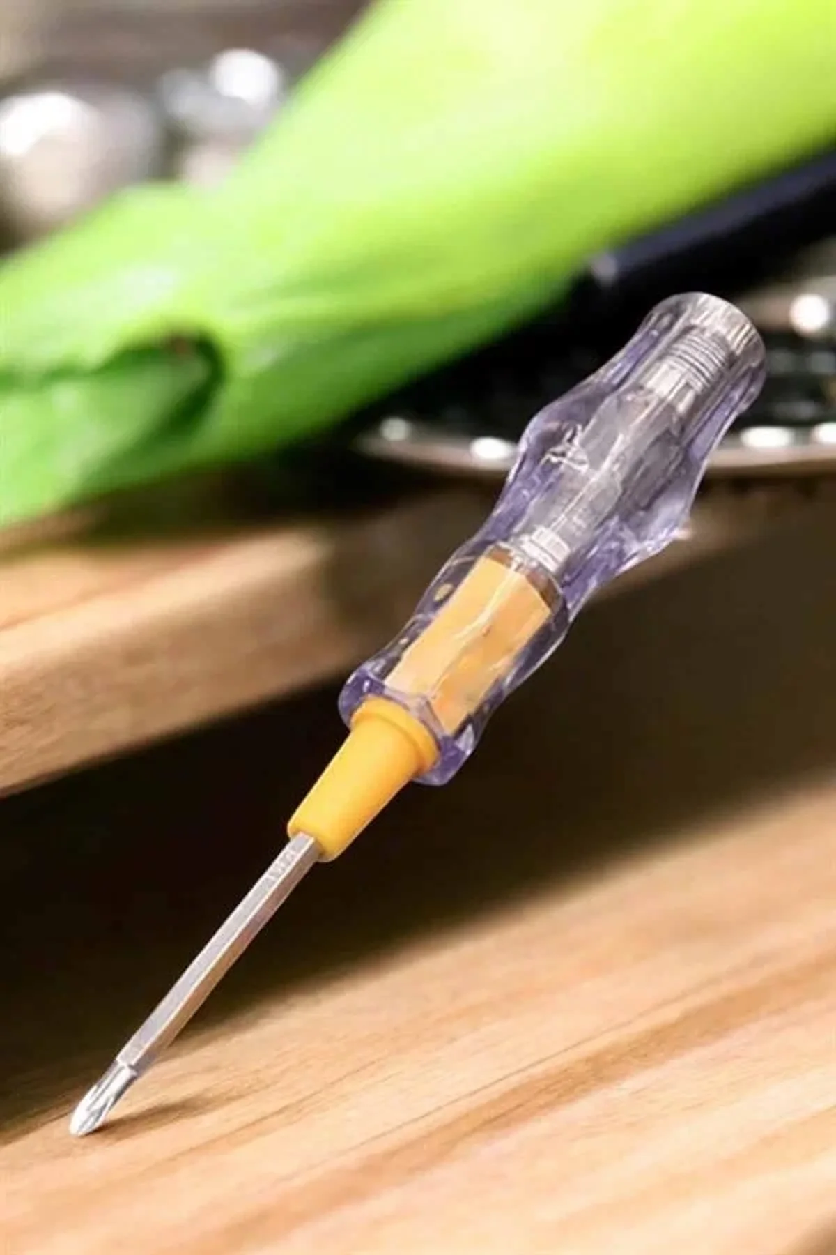 Test Cihazı Kontrol Kalemi Çift Başlıklı Şeffaf Elektrik Testi - Just Cheap Store Görsel 4