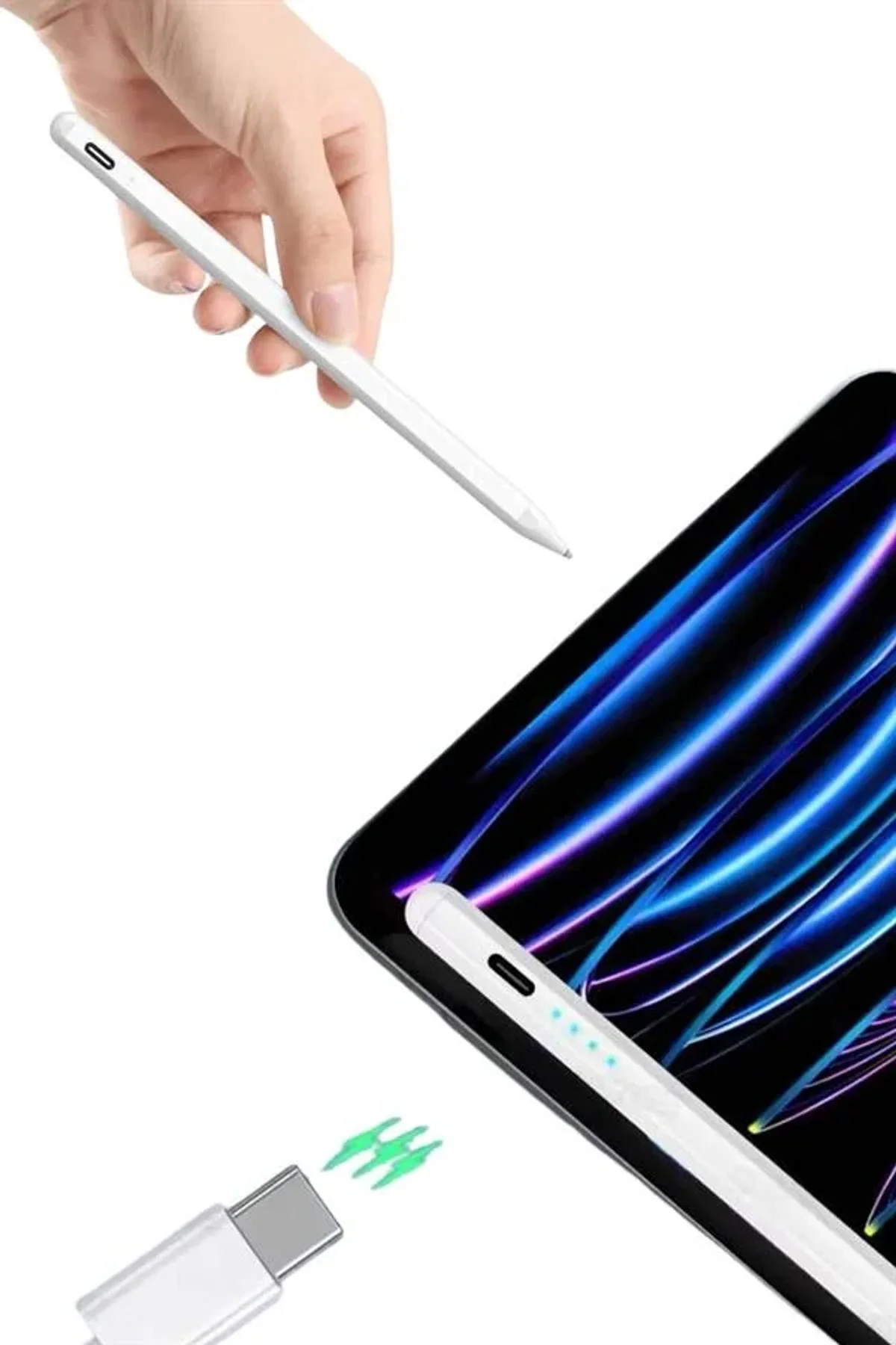 Dokunmatik Kalem Tablet Kalemi Çizim Stylus Kalem Yedek Uçlu - Just Cheap Store Görsel 5