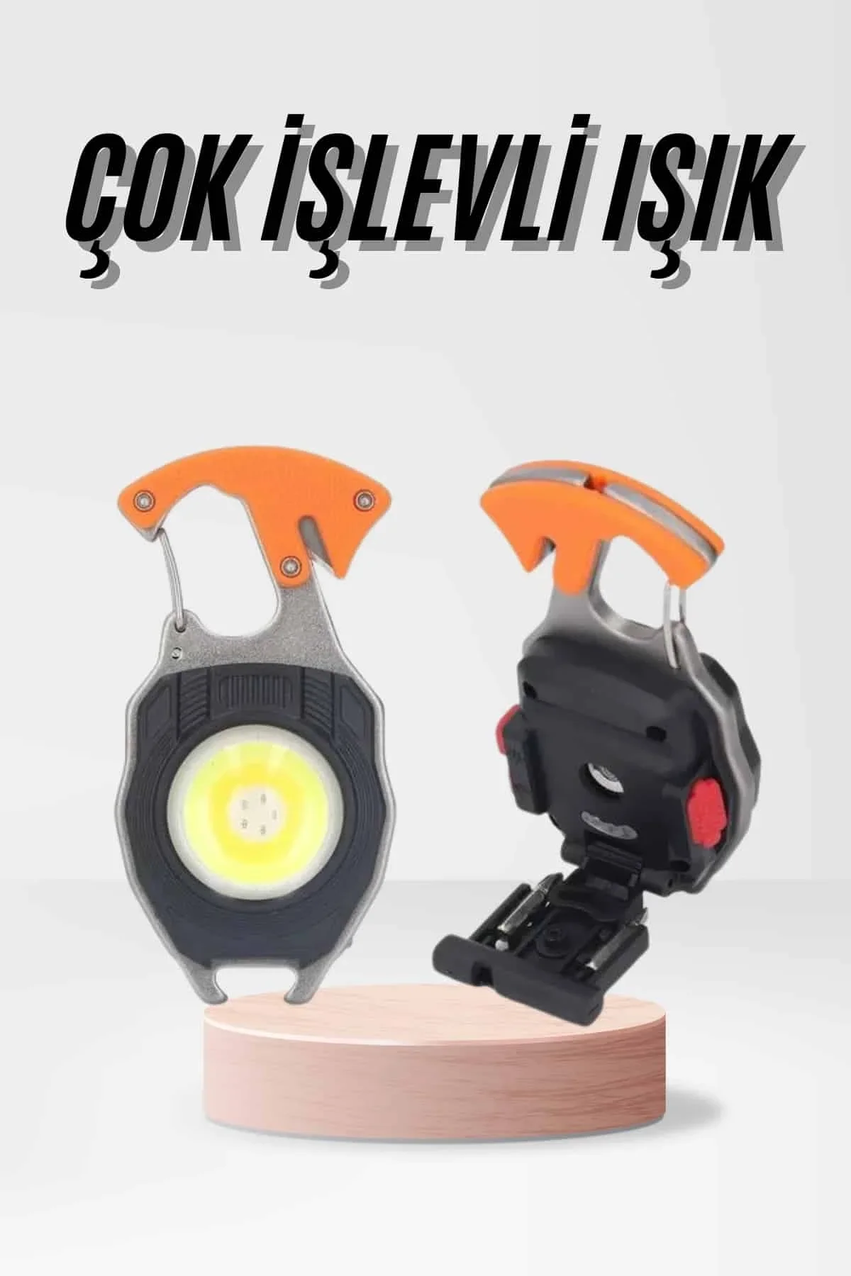 Çok İşlevli Acil Durum Işığı Usb Şarjlı Cep Feneri 7 Farklı Mod - Just Cheap Store Görsel 2