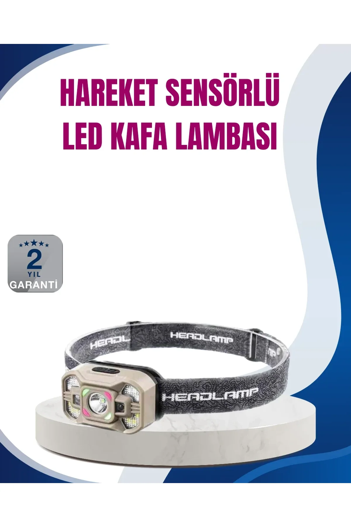 Hareket Sensörlü Led Far 45 Derece Ayarlı Şarj Edilebilir - Just Cheap Store Görsel 2