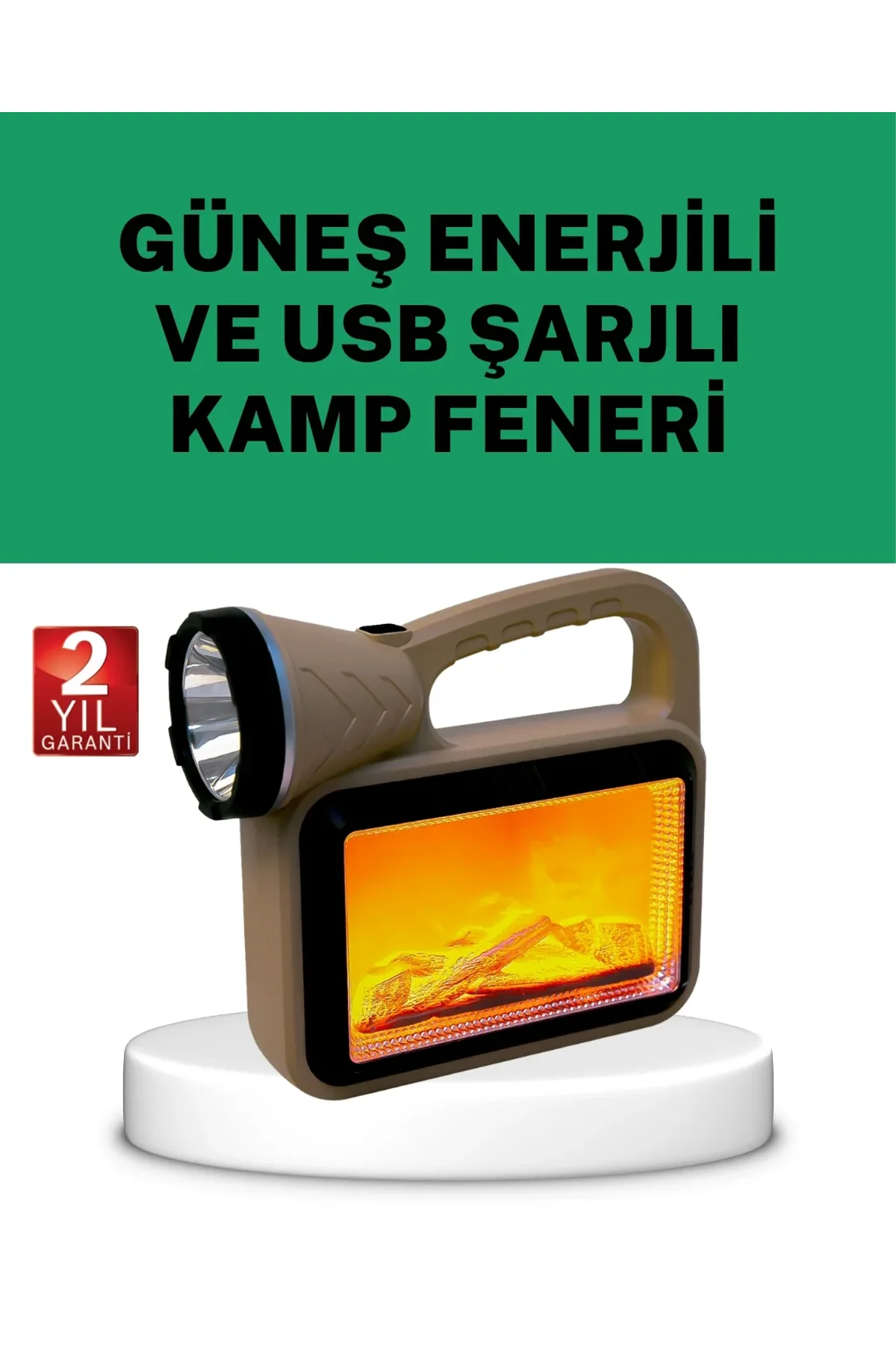 Güneş Enerjili Alev Efektli Lamba – Cob Teknolojili, Dış Mekan Aydınlatma - Just Cheap Store Görsel 2