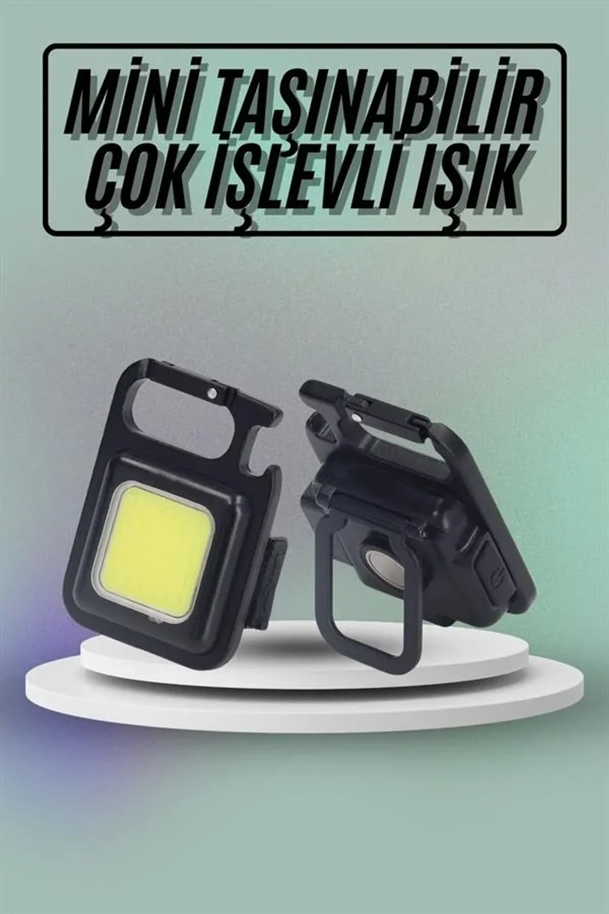 Mıknatıslı Parlak Led Işık 3 Fonksiyonlu Şarj Edilebilir Ledli Mini Taşınabilir - Just Cheap Store Görsel 3