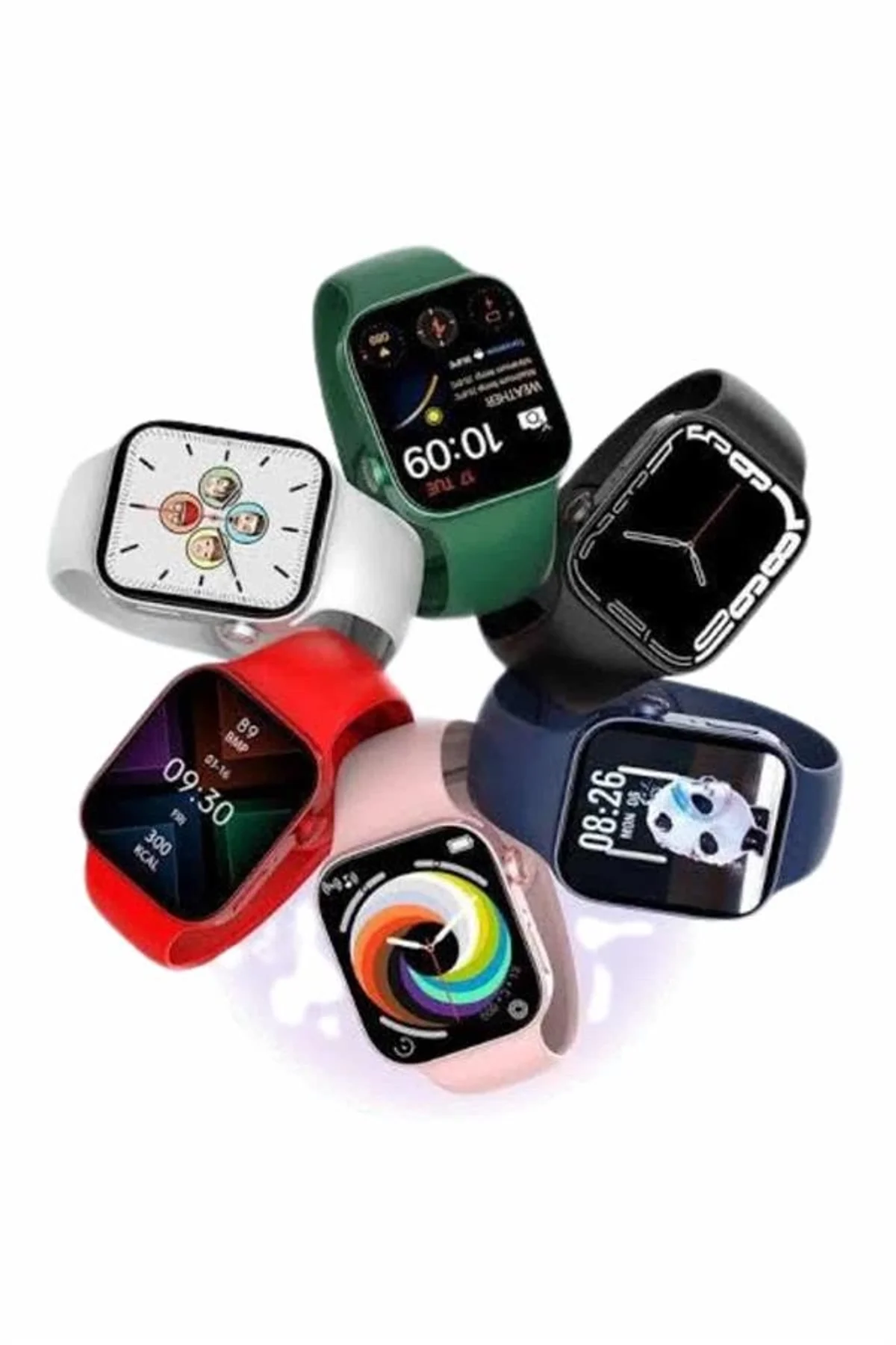 Akıllı Saat Yeni Nesil Android Ve İos Uyumlu Titreşim Modlu Alarm Kronometre - Just Cheap Store Görsel 4