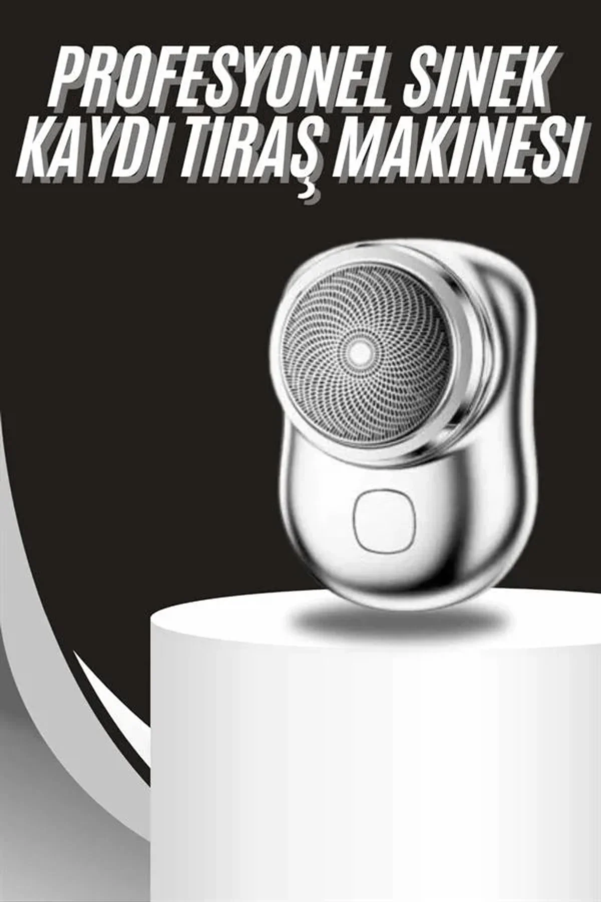 Kablosuz Tıraş Makinesi Günlük Hızlı Taşınabilir Şarjlı Yuvarlak Paslanmaz Çelik - Just Cheap Store Görsel 3