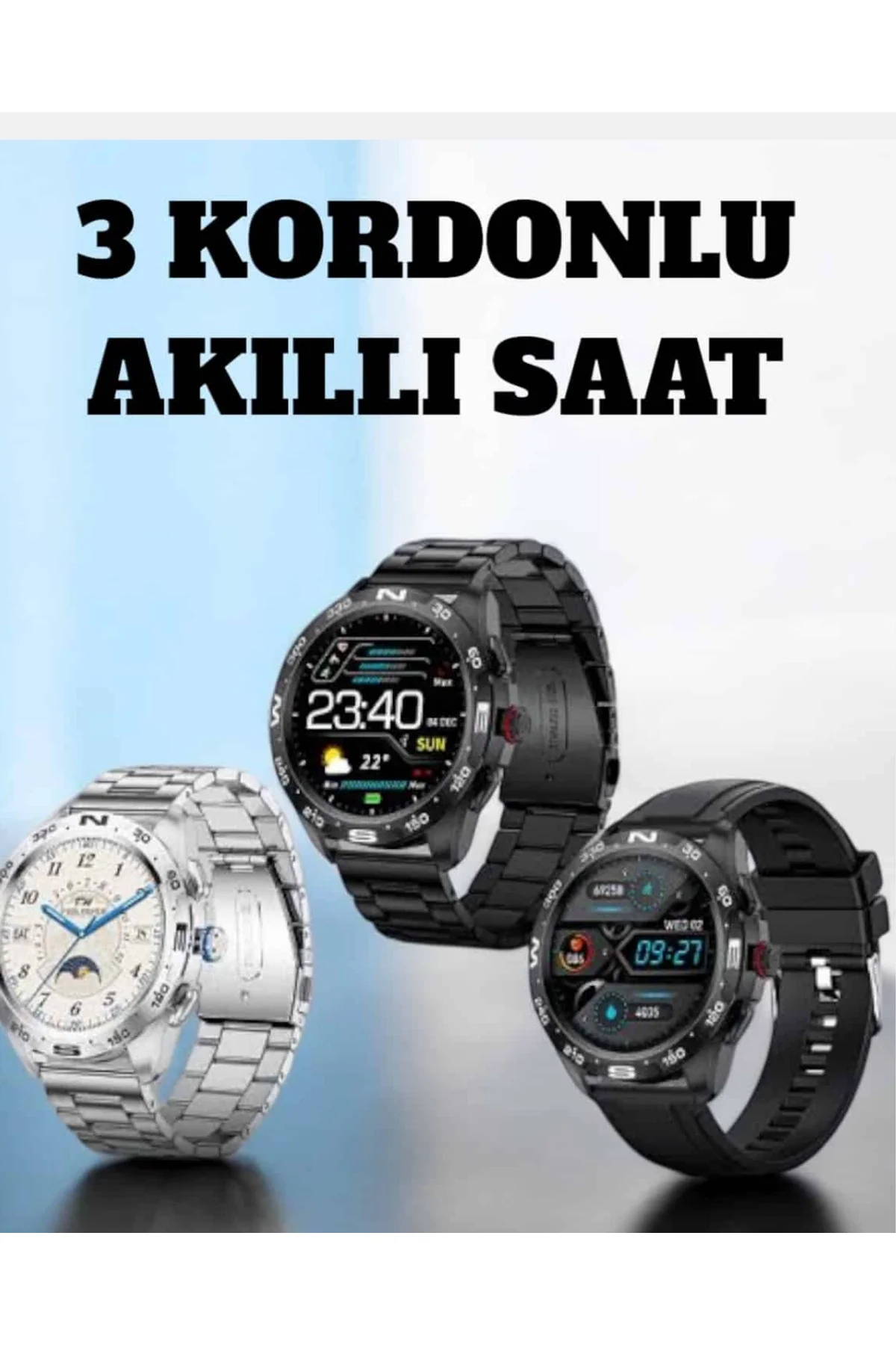 Akıllı Saat Arama Cevaplayan Titreşim Özelliğiyle Bildirim Görebilen