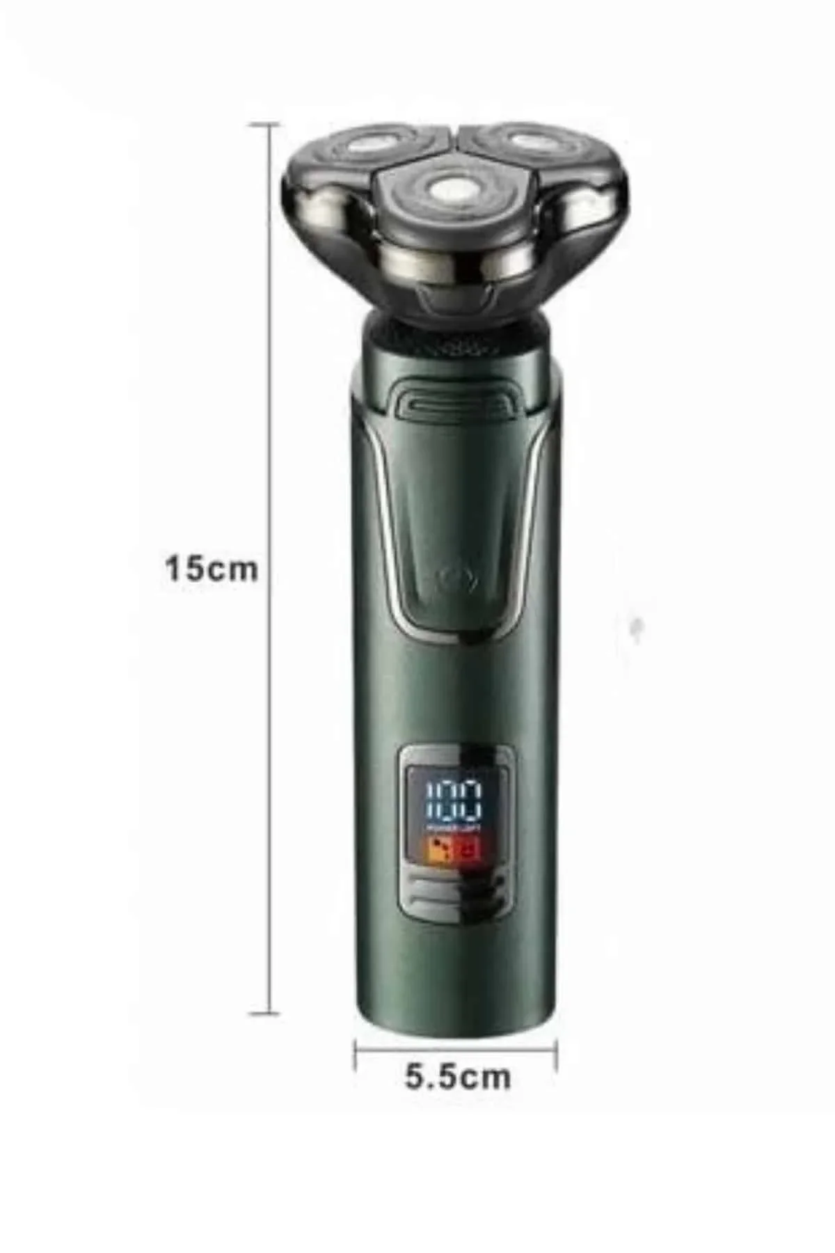 Dijital Göstergeli 3 Başlıklı Tıraş Makinesi Islak Kuru Lazer Öncesi Günlük - Just Cheap Store Görsel 5