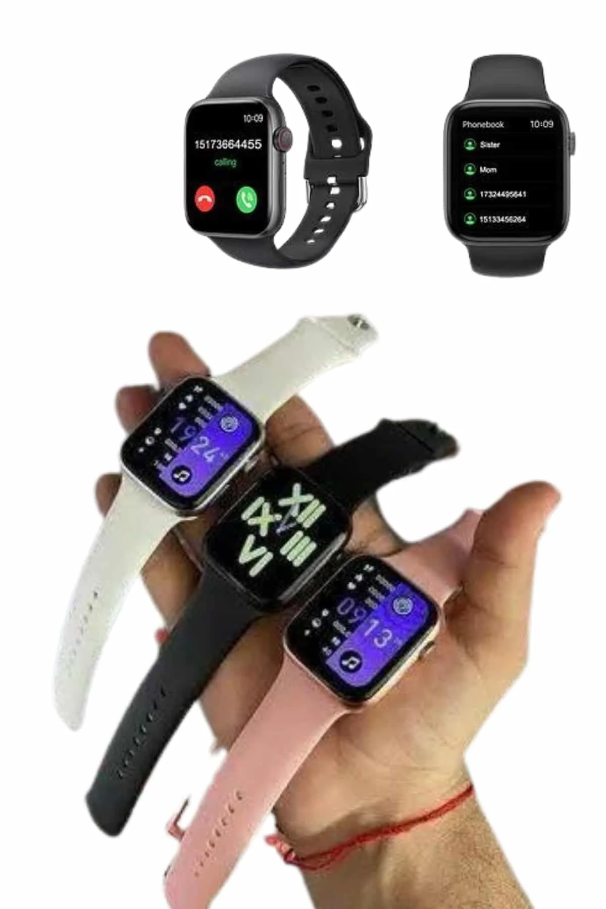 Akıllı Saat Yeni Nesil Android Ve İos Uyumlu Titreşim Modlu Alarm Kronometre - Just Cheap Store Görsel 4