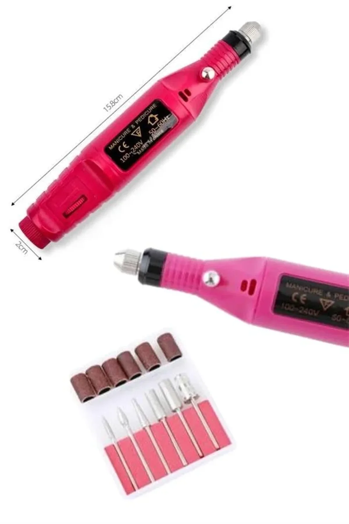 Protez Tırnak Ayak Nasır Ve Tırnak Mantar Makinesi Elektrikli 12v Tırnak Törpü Seti - Just Cheap Store Görsel 4