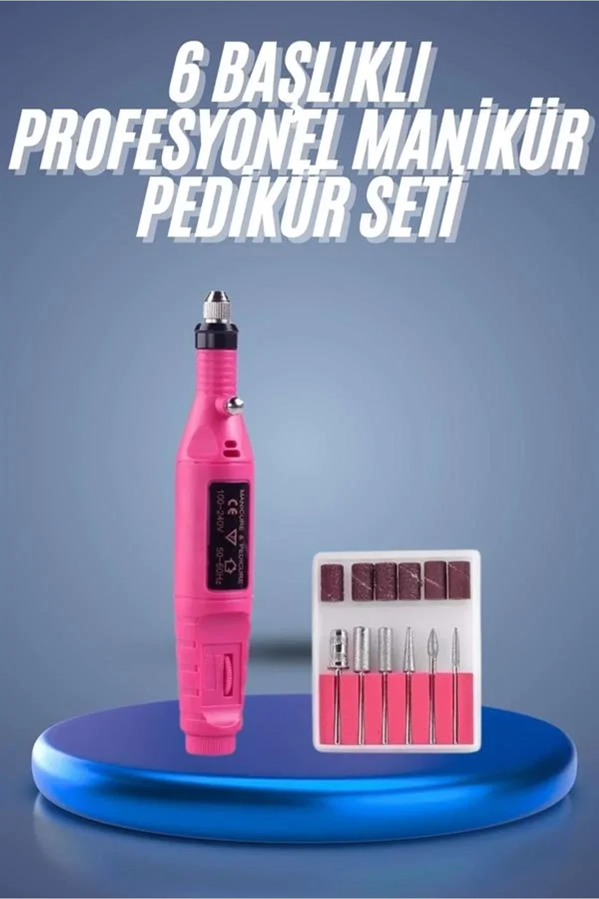 Profesyonel Manikür Pedikür Seti Törpü Makinesi Protez Tırnak Çıkarma - Just Cheap Store Görsel 2