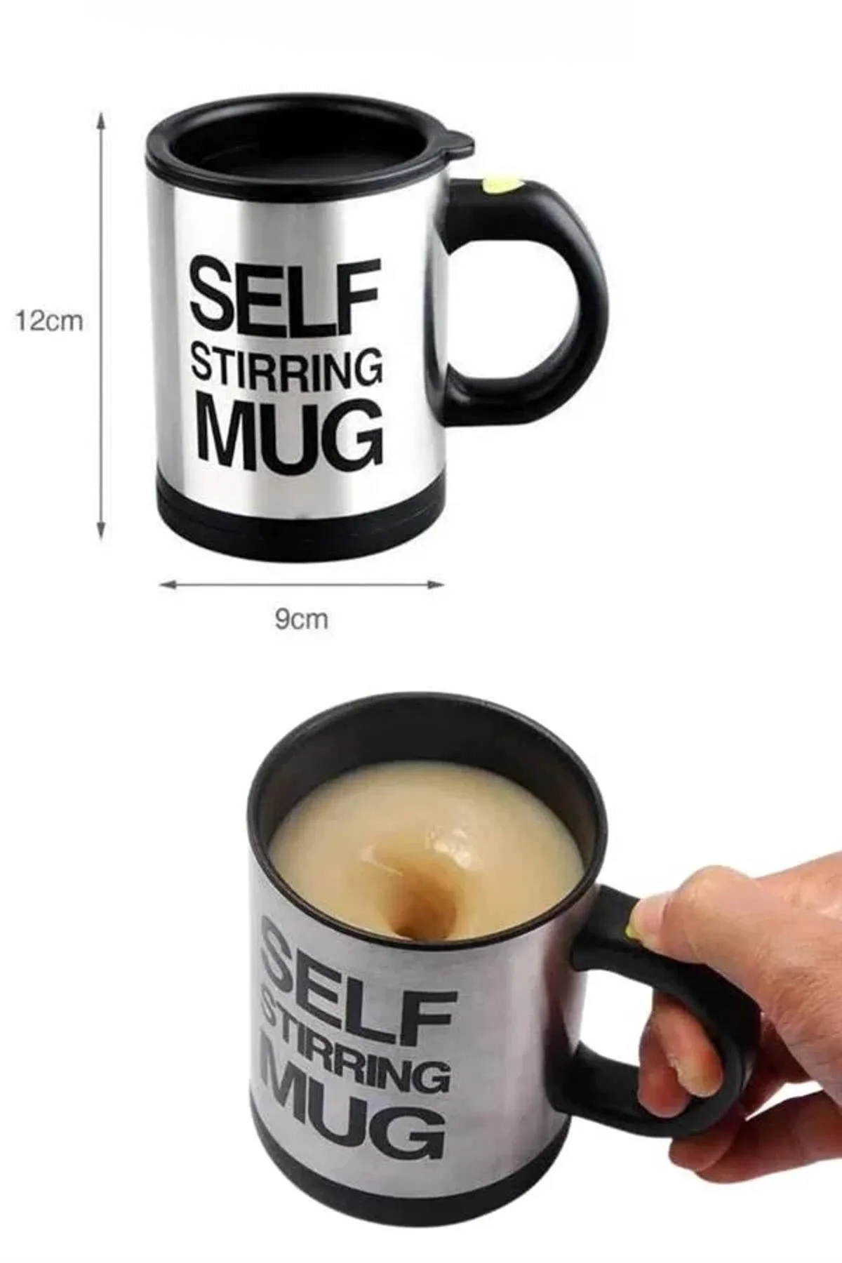 Karıştırıcı Özellikli Mikser Kupa Bardak Kompakt Taşınabilir Mug - Just Cheap Store Görsel 5