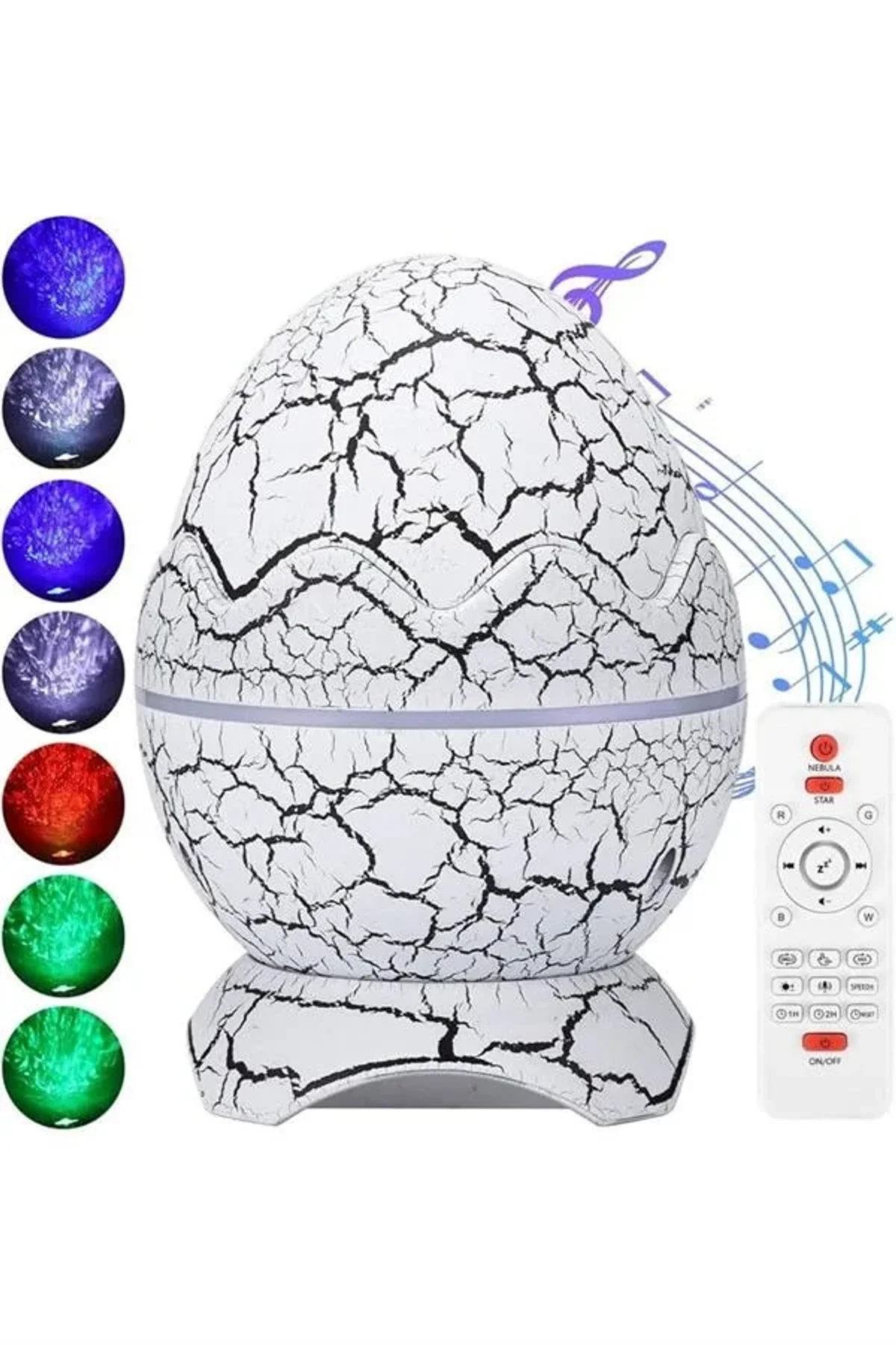 Gece Lambası Yumurta Işık Speaker Yeni Nesil Dinozor Yumurtası Görünümlü - Just Cheap Store Görsel 4