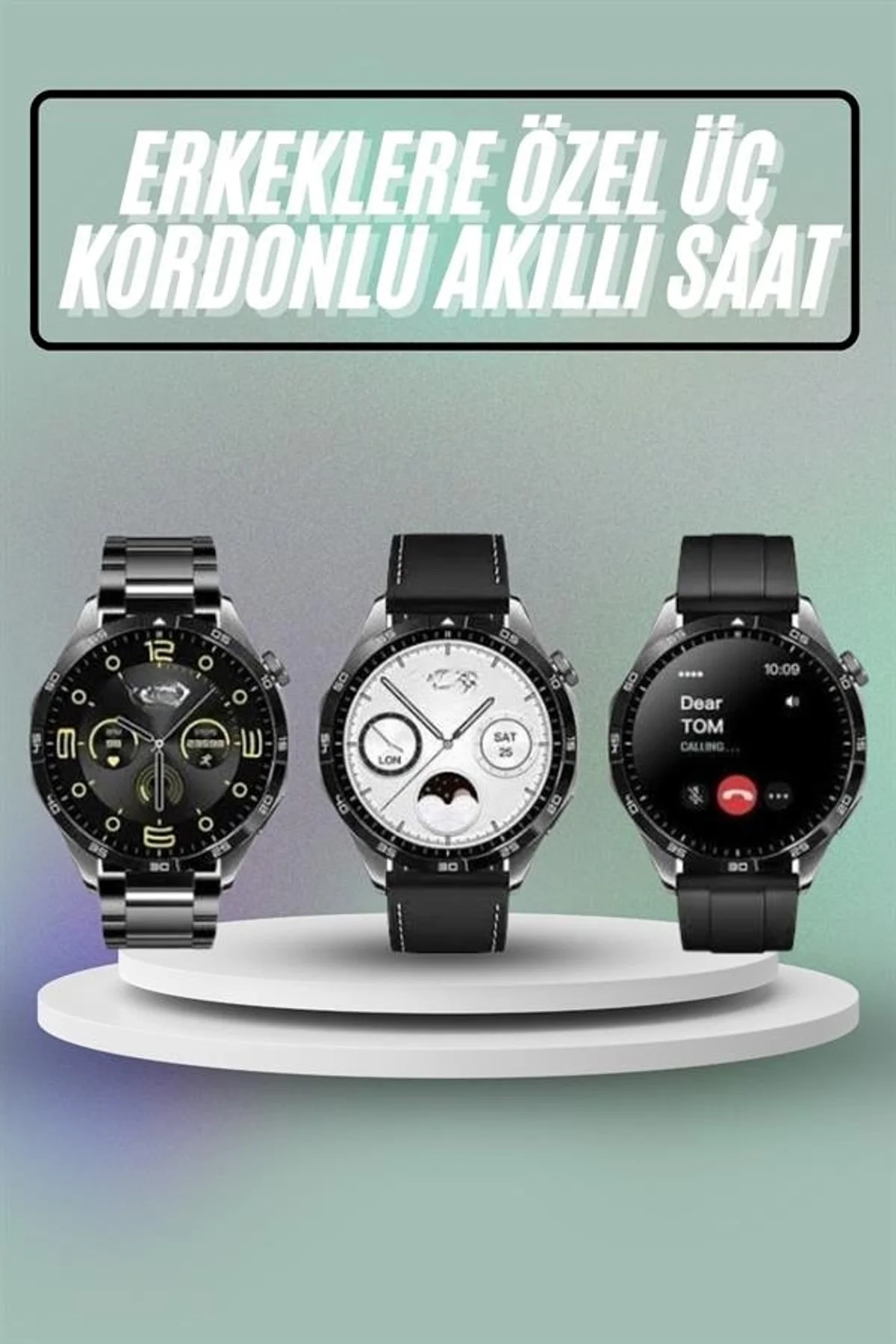 Akıllı Saat Ios Ve Android Tüm Telefonlara Uyumlu Çok Fonksiyonlu Amoled Ekran - Just Cheap Store Görsel 2