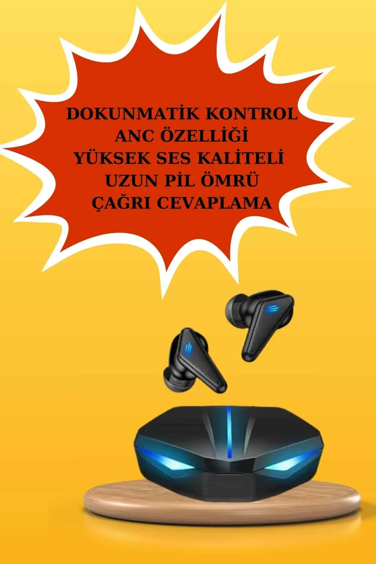 Kadınlar İçin Dokunmatik Ekran Akıllı Saat Ve Kablosuz Bluetooth Kulaklık Anc Özelliği - Just Cheap Store Görsel 5