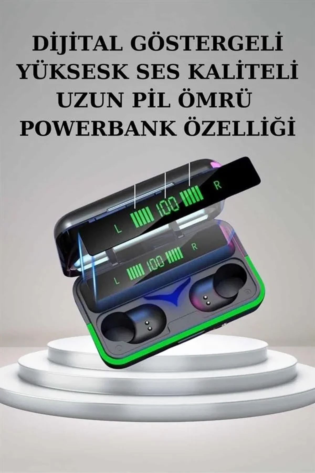 Kadınlara Özel Bileklik Hediyeli Akıllı Saat Ve Dijital Göstergeli Anc Özellikli Bluetooth Kulaklık - Just Cheap Store Görsel 5
