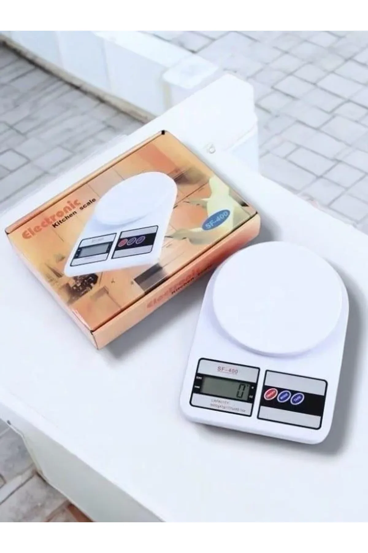 Kompakt Tasarım Ve Tek Tuşla Sıfırlama Özelliğiyle Kullanımı Kolay Mutfak Tartısı - Just Cheap Store Görsel 4