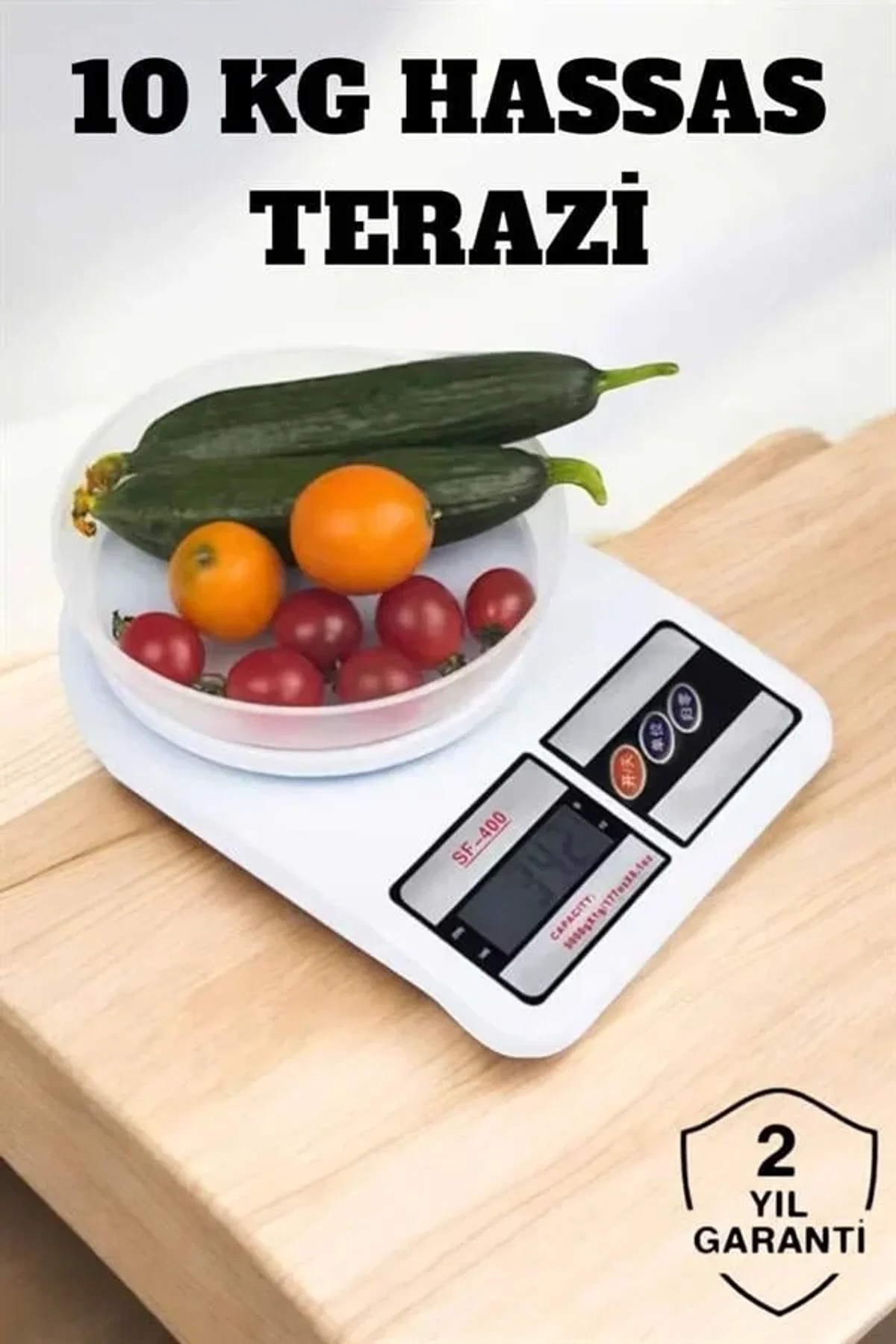 Kompakt Tasarım Ve Tek Tuşla Sıfırlama Özelliğiyle Kullanımı Kolay Mutfak Tartısı - Just Cheap Store Görsel 3