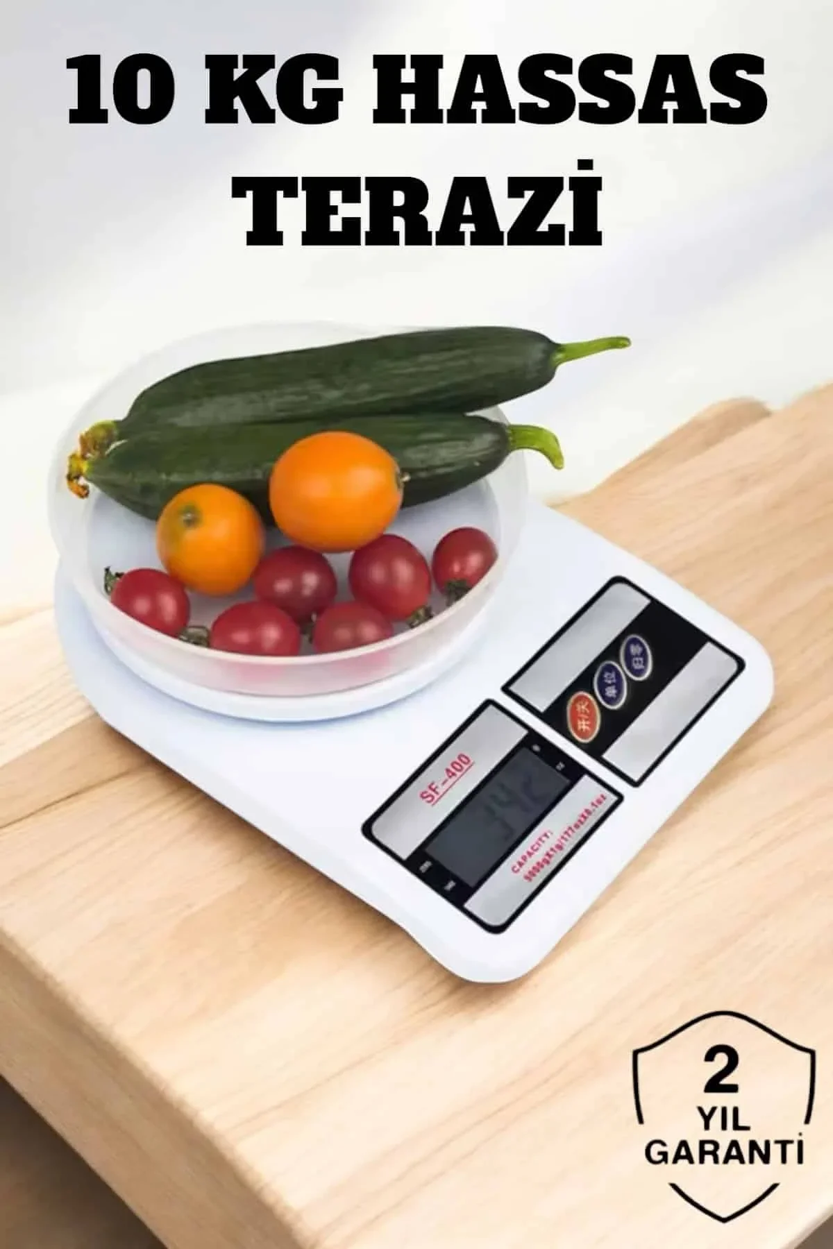 Kompakt Tasarım Ve Tek Tuşla Sıfırlama Özelliğiyle Kullanımı Kolay Mutfak Tartısı - Just Cheap Store Görsel 2