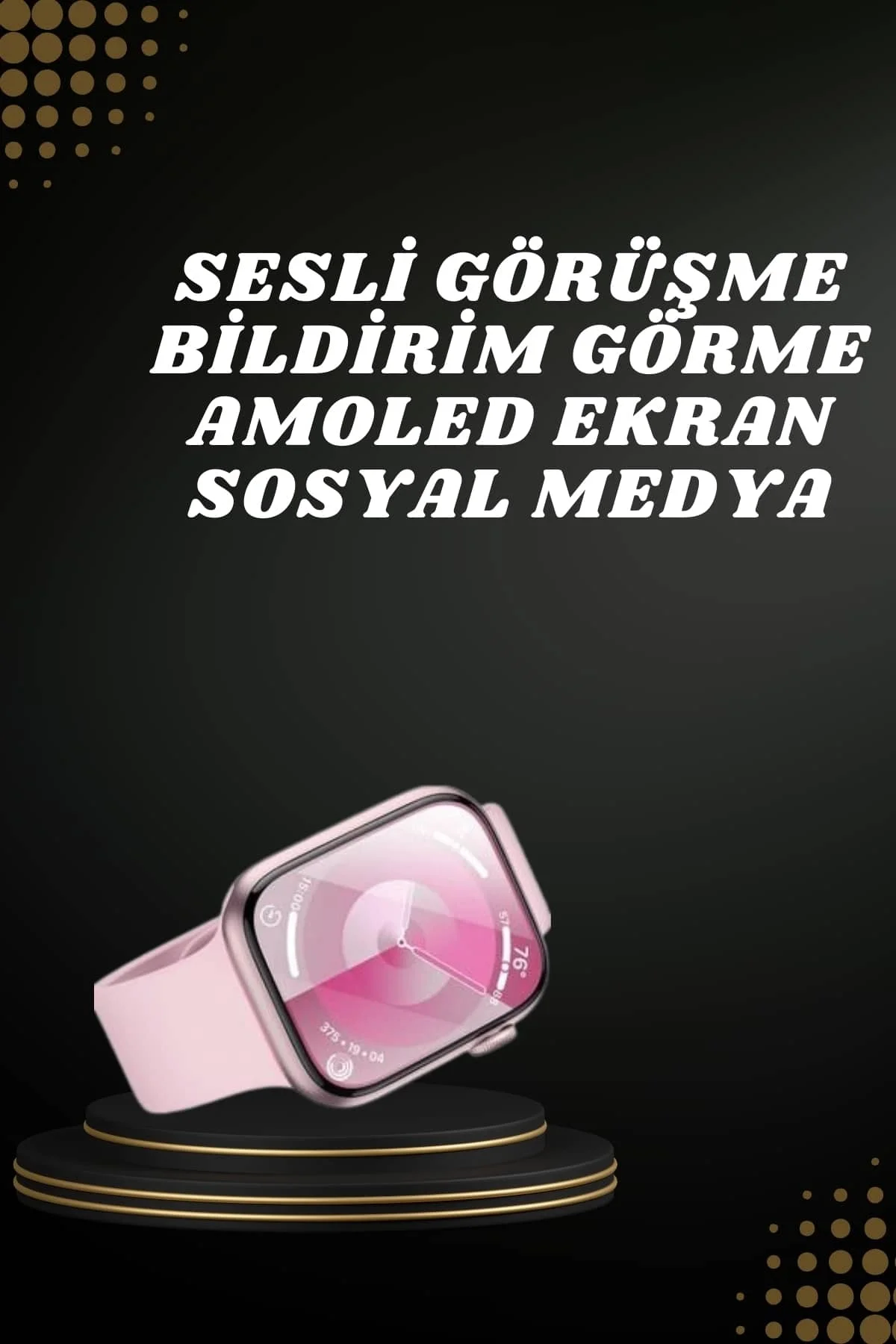 Akıllı Saat İos Andorid Destekli Titreşimli Gps Özelliği Bildirim Özelliği - Just Cheap Store Görsel 2