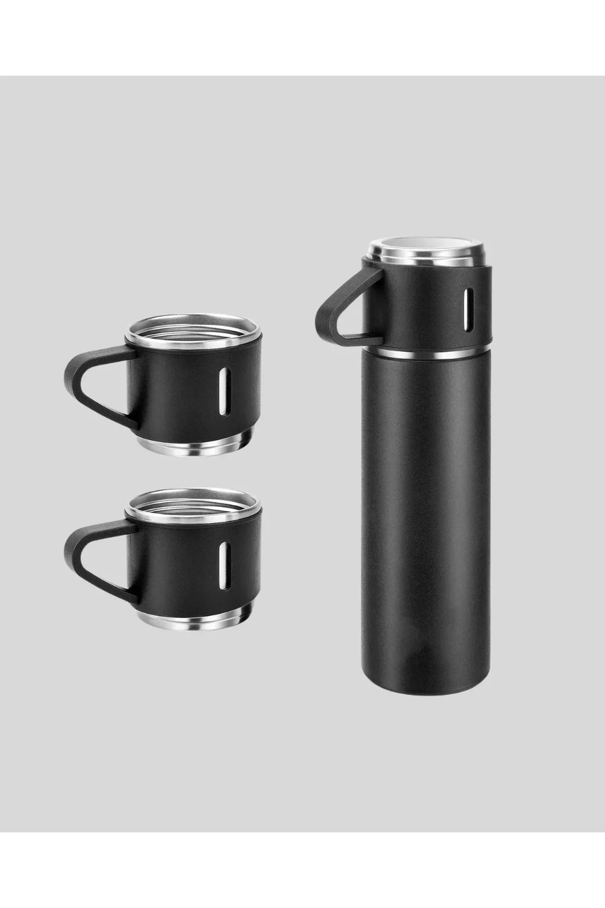 500 Ml Paslanmaz Çelik Termos Seti – Sızdırmaz, Vakumlu, Isı Koruma Özellikli, Taşınabilir Termos - Just Cheap Store Görsel 3