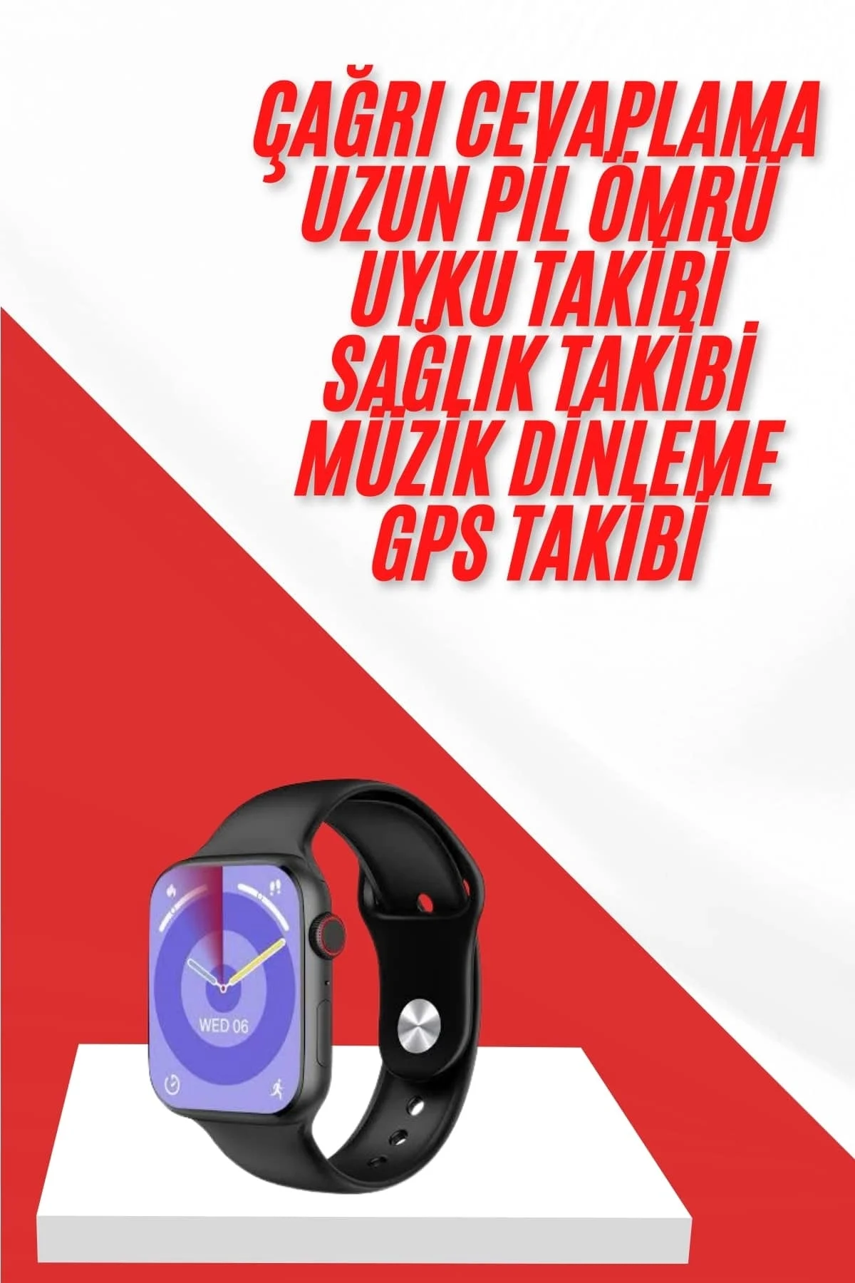 Yeni Nesil Akıllı Saat Ve Kulaklık Seti Gümüş Kasa Zarif Tasarım Çok Fonksiyonlu - Just Cheap Store Görsel 2