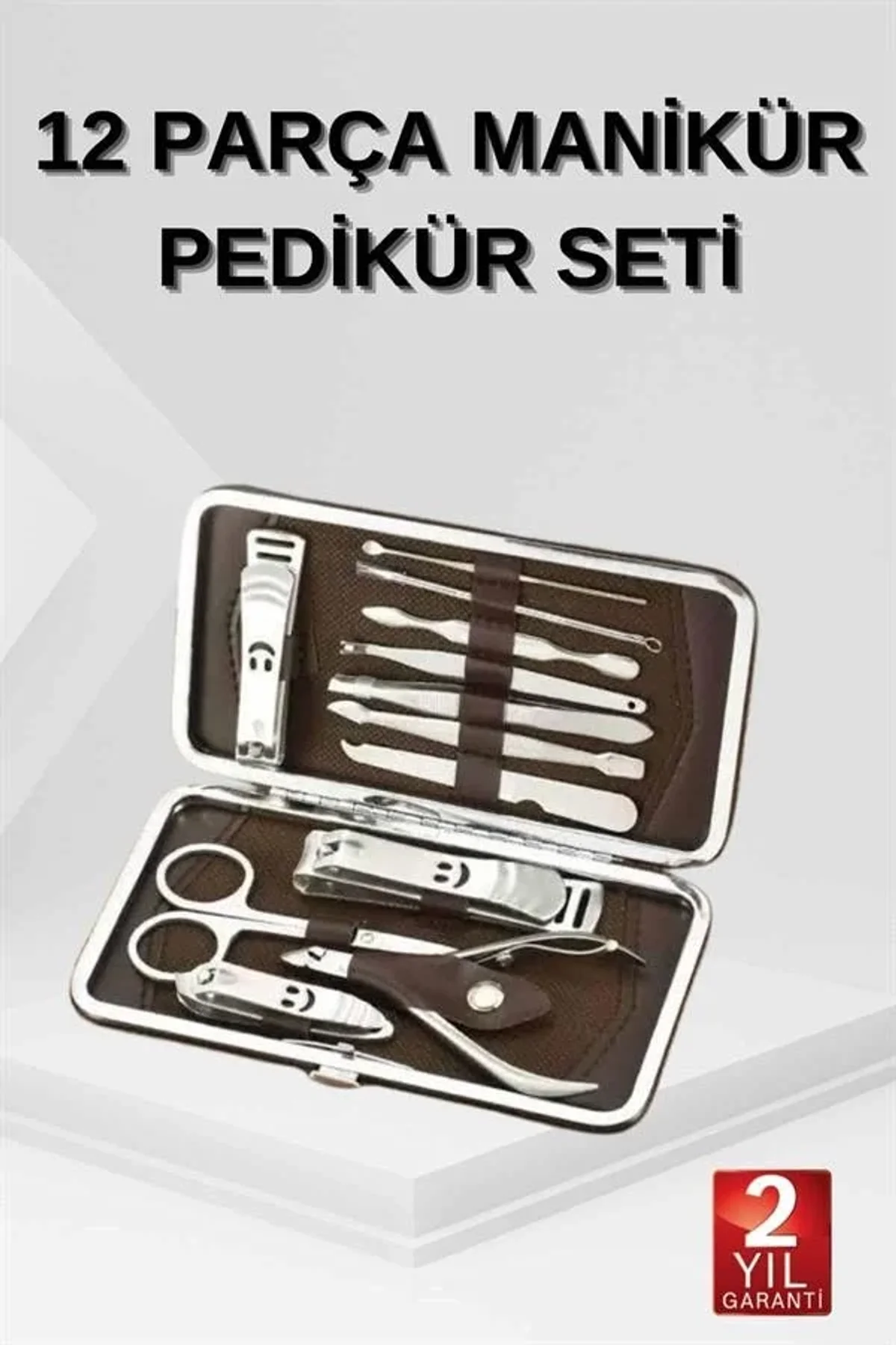 12 Parça El Ayak Temizleme Pense Kir Temizleme Aparatı Kaş Cımbızı - Just Cheap Store Görsel 3