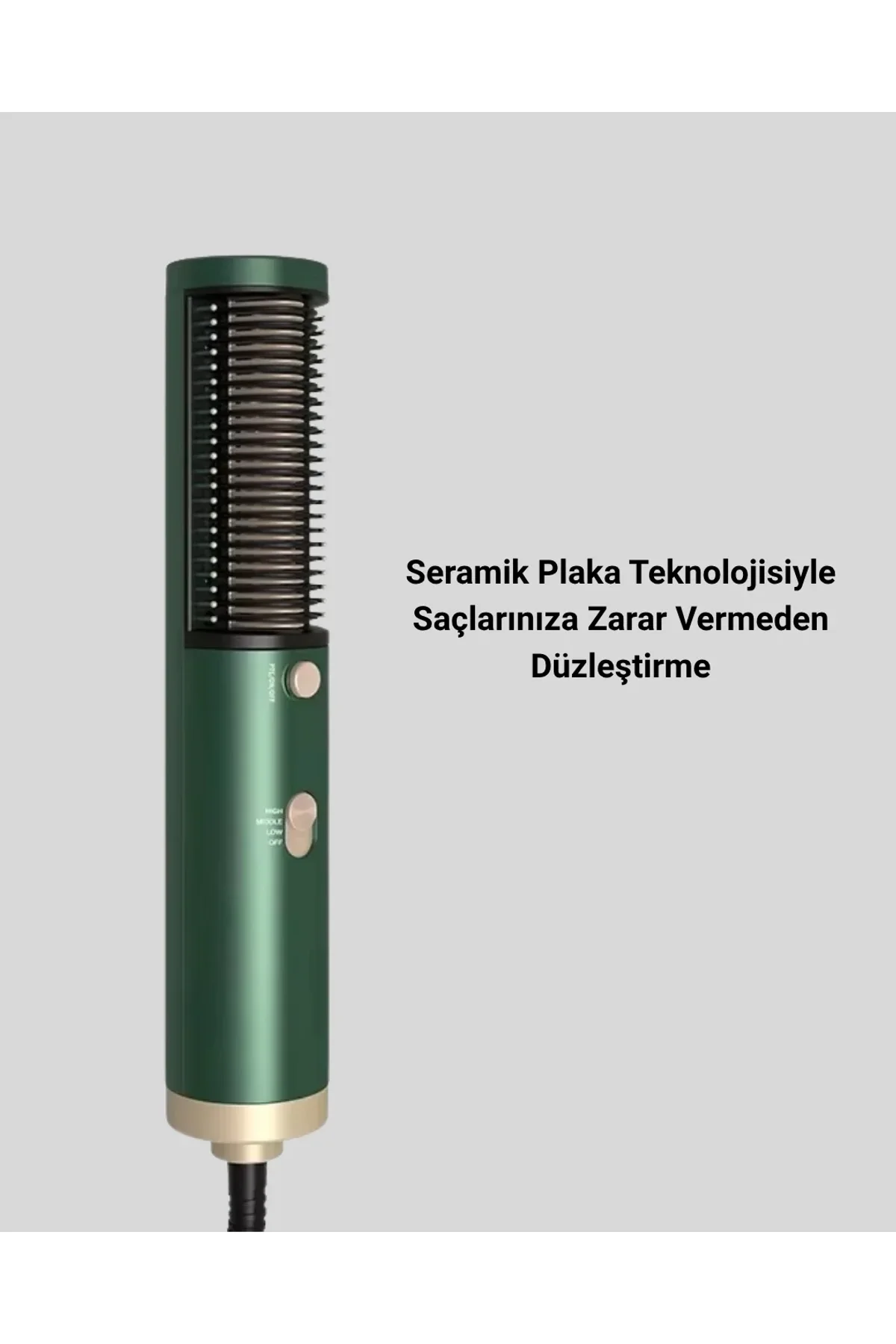 200°c Seramik Plakalı Saç Düzleştirici – Elektriklenme Önleyici İyon Teknolojisi - Just Cheap Store Görsel 3
