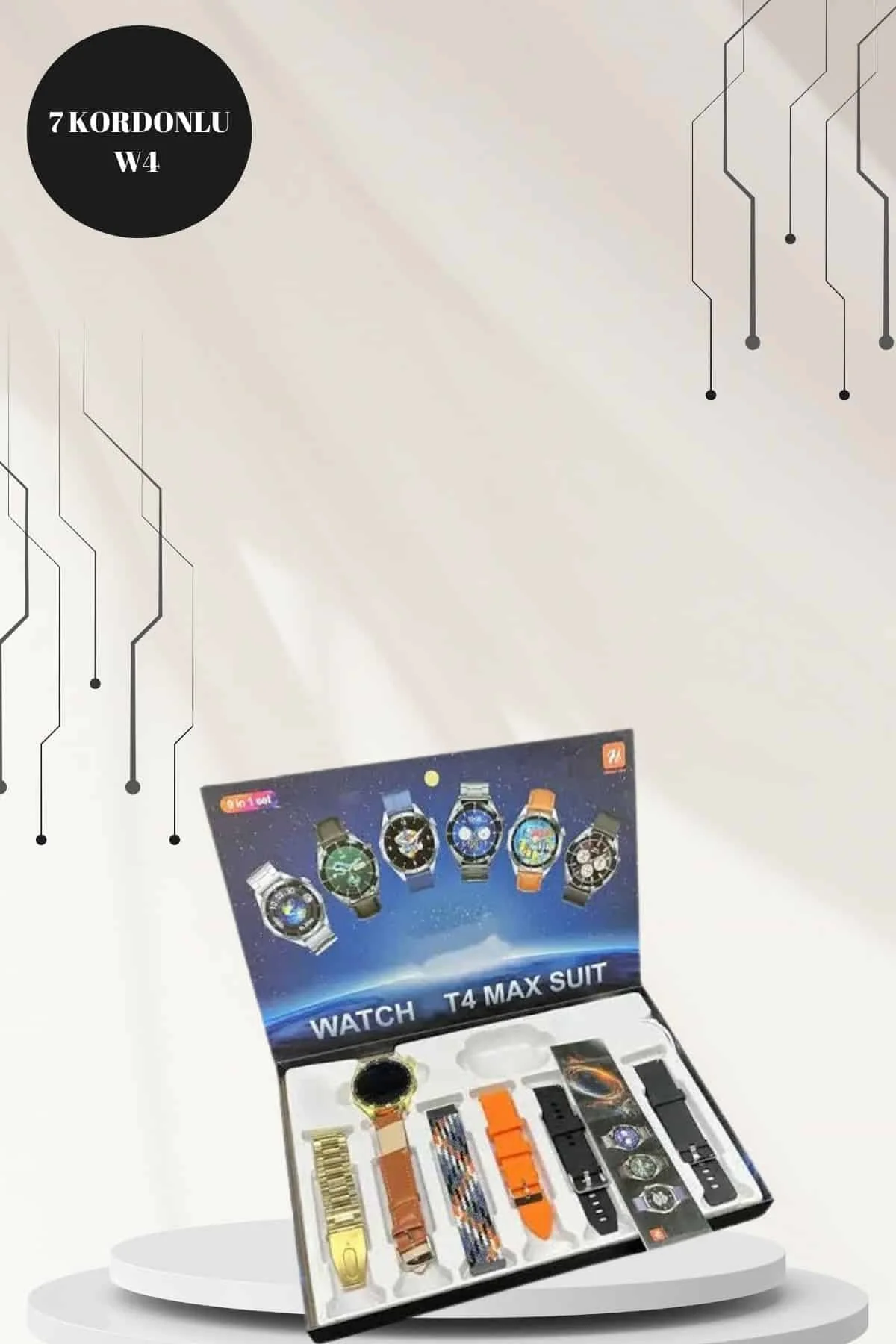 Powerbank Bluetooth Kulaklık Ve Akıllı Saat 7 Kordonlu Metal Kordon Plastik Kordon - Just Cheap Store Görsel 5