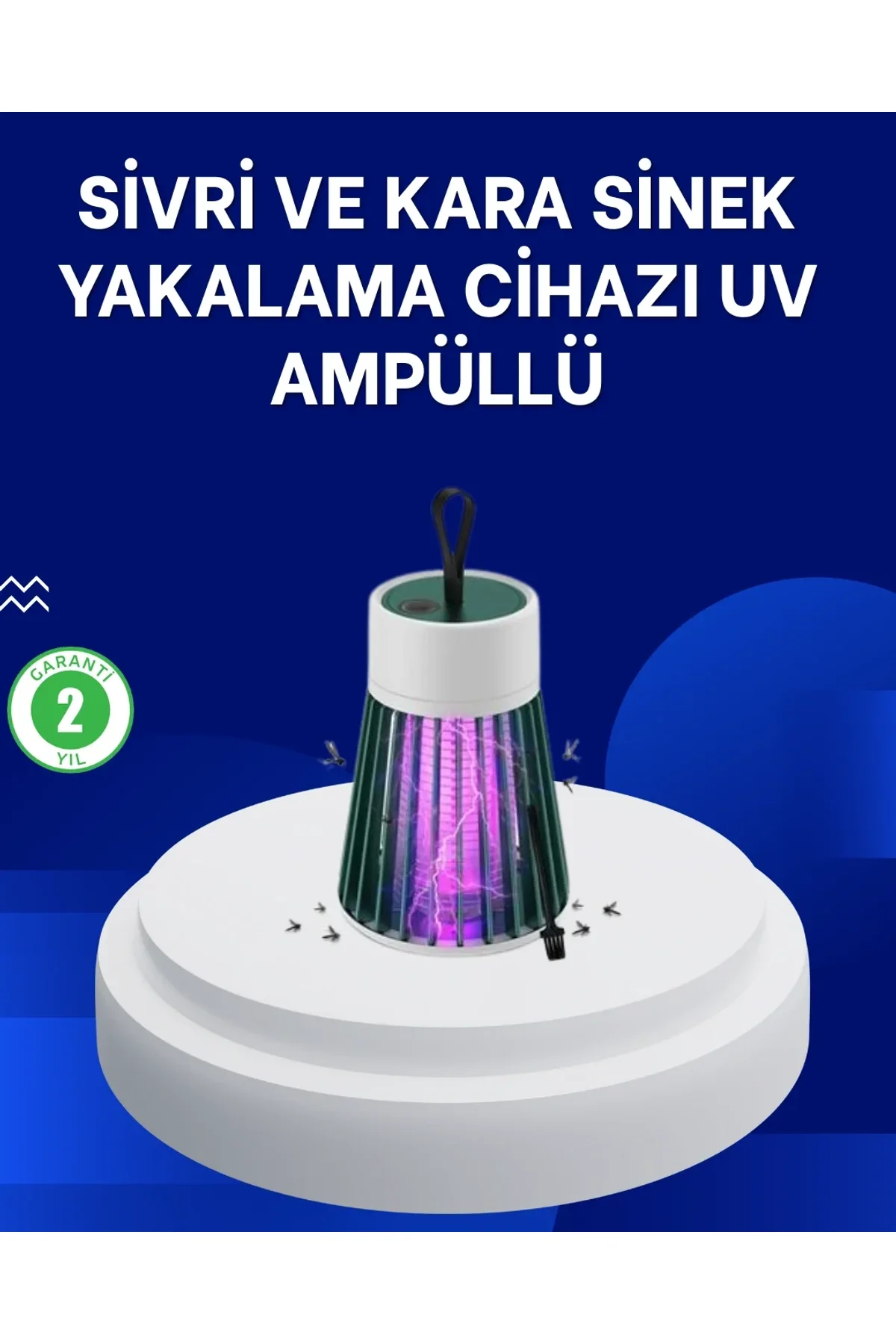 2’si 1 Arada Led Işıklı Elektrikli Böcek Öldürücü - Just Cheap Store Görsel 2