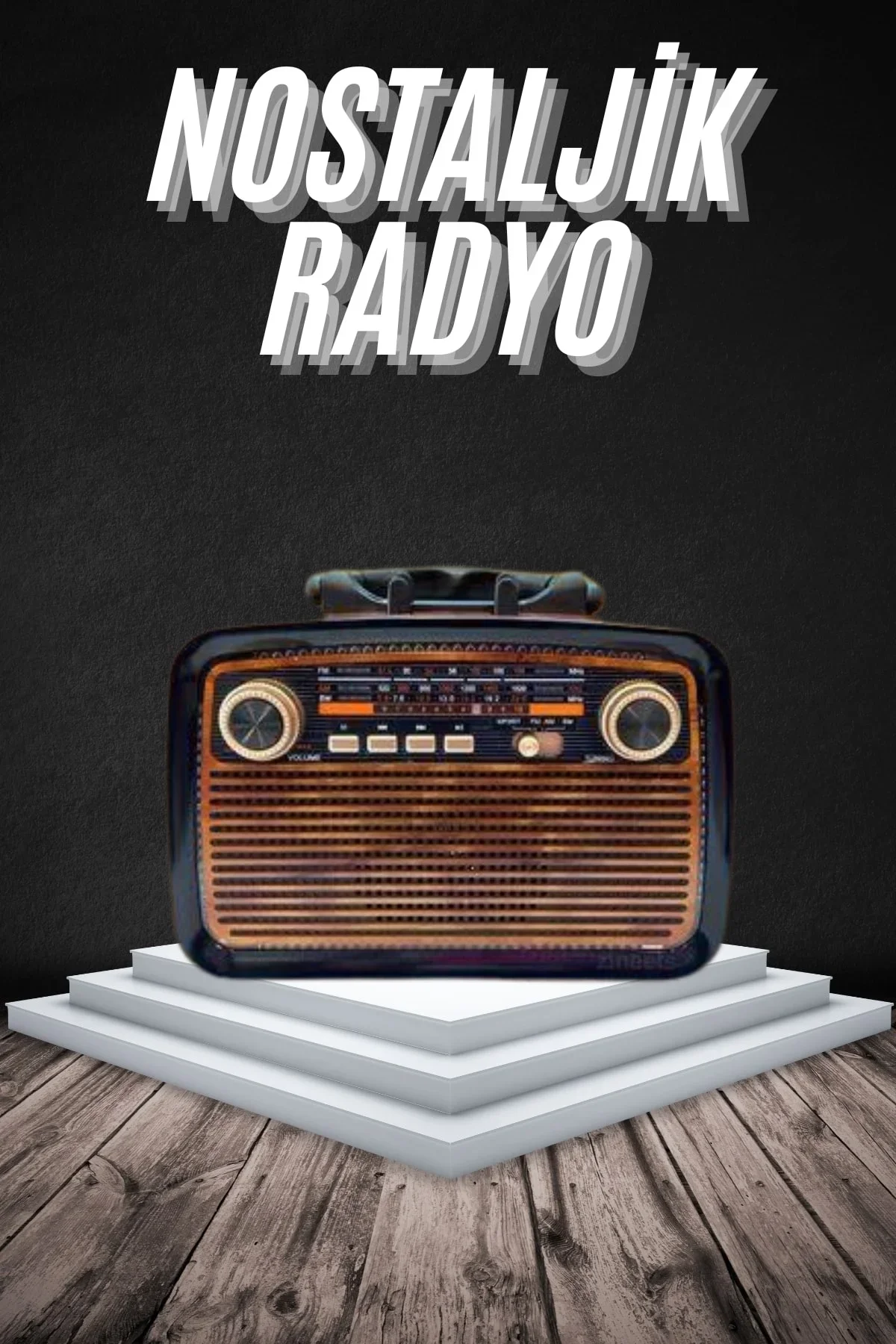 Eskitme Nostalji Tasarımlı Bluetoothlu Nostalji Radyo Ahşap Nostaljik Görünümlü - Just Cheap Store Görsel 2