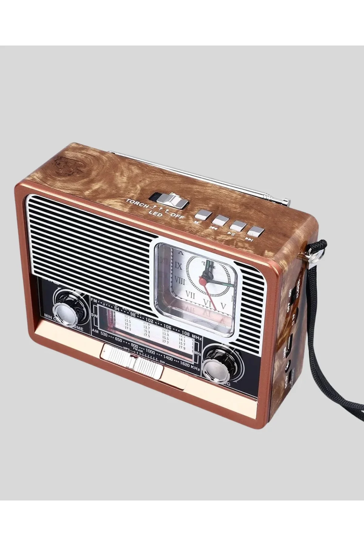 Dekoratif Vintage Radyo – Klasik Görünüm, Modern Fonksiyon Ve Uzun Ömürlü Kullanım - Just Cheap Store Görsel 3
