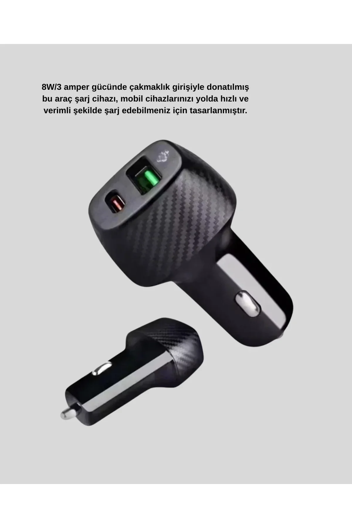 Aux Bluetooth Adaptör Ve 38w Hızlı Araç Şarj Cihazı Seti - Just Cheap Store Görsel 3