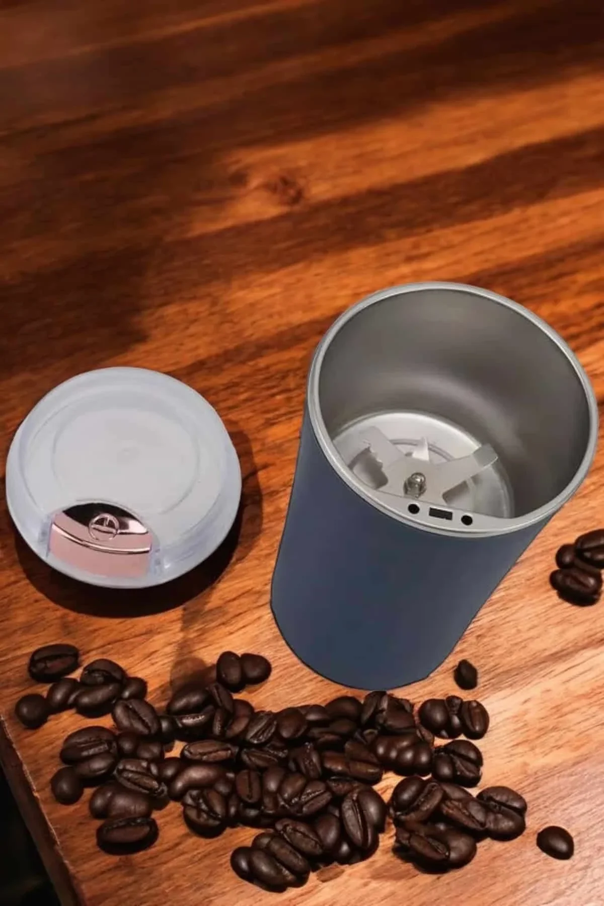 Taşınabilir Kahve &amp; Baharat Öğütücü, Kolay Temizlenebilir Ve Uzun Ömürlü Paslanmaz Çelik - Just Cheap Store Görsel 5