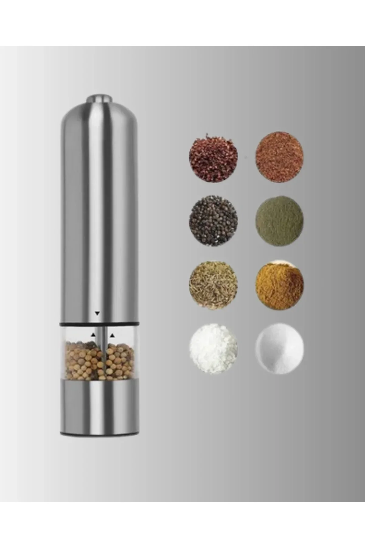 Otomatik Baharat Değirmeni Paslanmaz Gövde Ergonomik Tasarım - Just Cheap Store Görsel 3