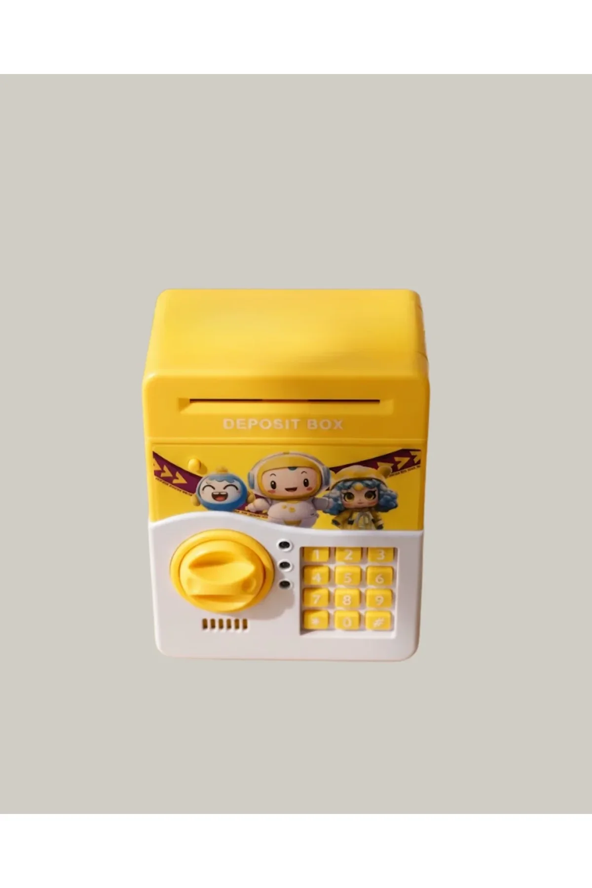 Sarı Şifreli Eğitici Çocuk Kumbarası Otomatik Para Girişli - Just Cheap Store Görsel 5