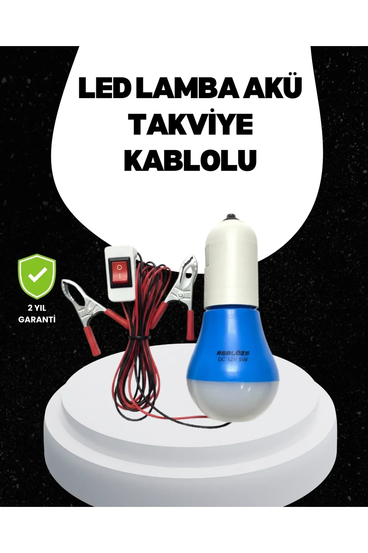 Araç Akü Bağlantılı 12v Led Ampul Pratik Işık Çözümü - Just Cheap Store Görsel 2