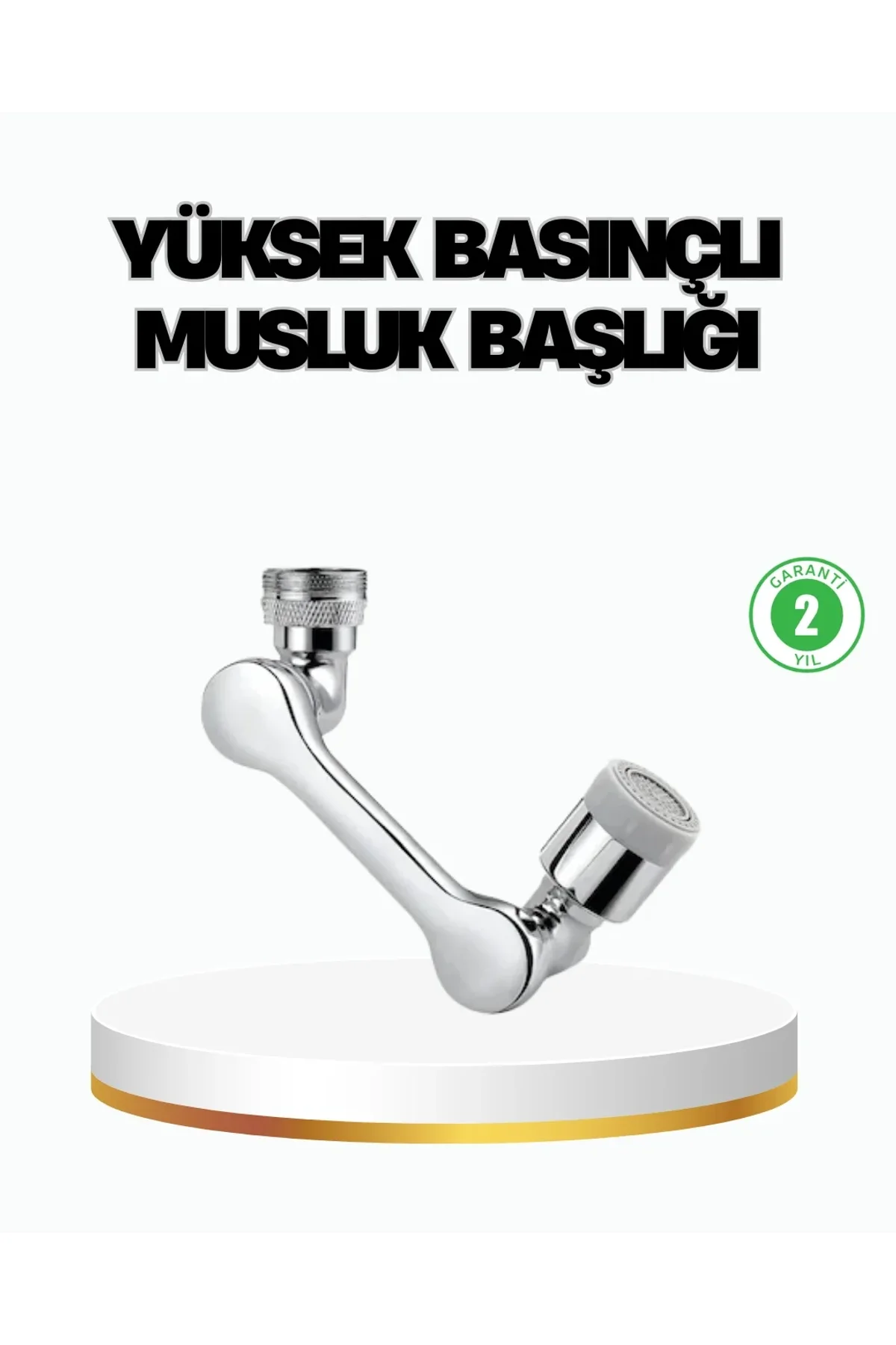 Üç Segmentli 1080 Derece Musluk Aparatı Esnek Döner Havalandırıcı Pratik Kullanım - Just Cheap Store Görsel 2