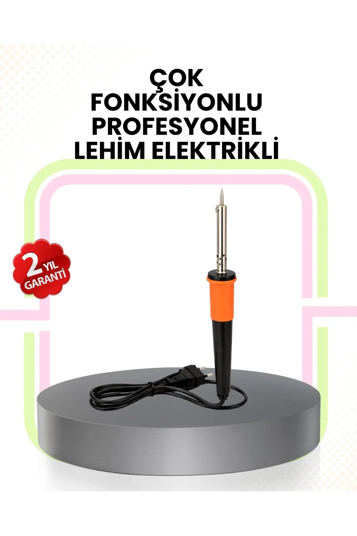Paslanmaz Çelik Isıtma Çekirdekli Lehimleme Havyası - Just Cheap Store Görsel 2